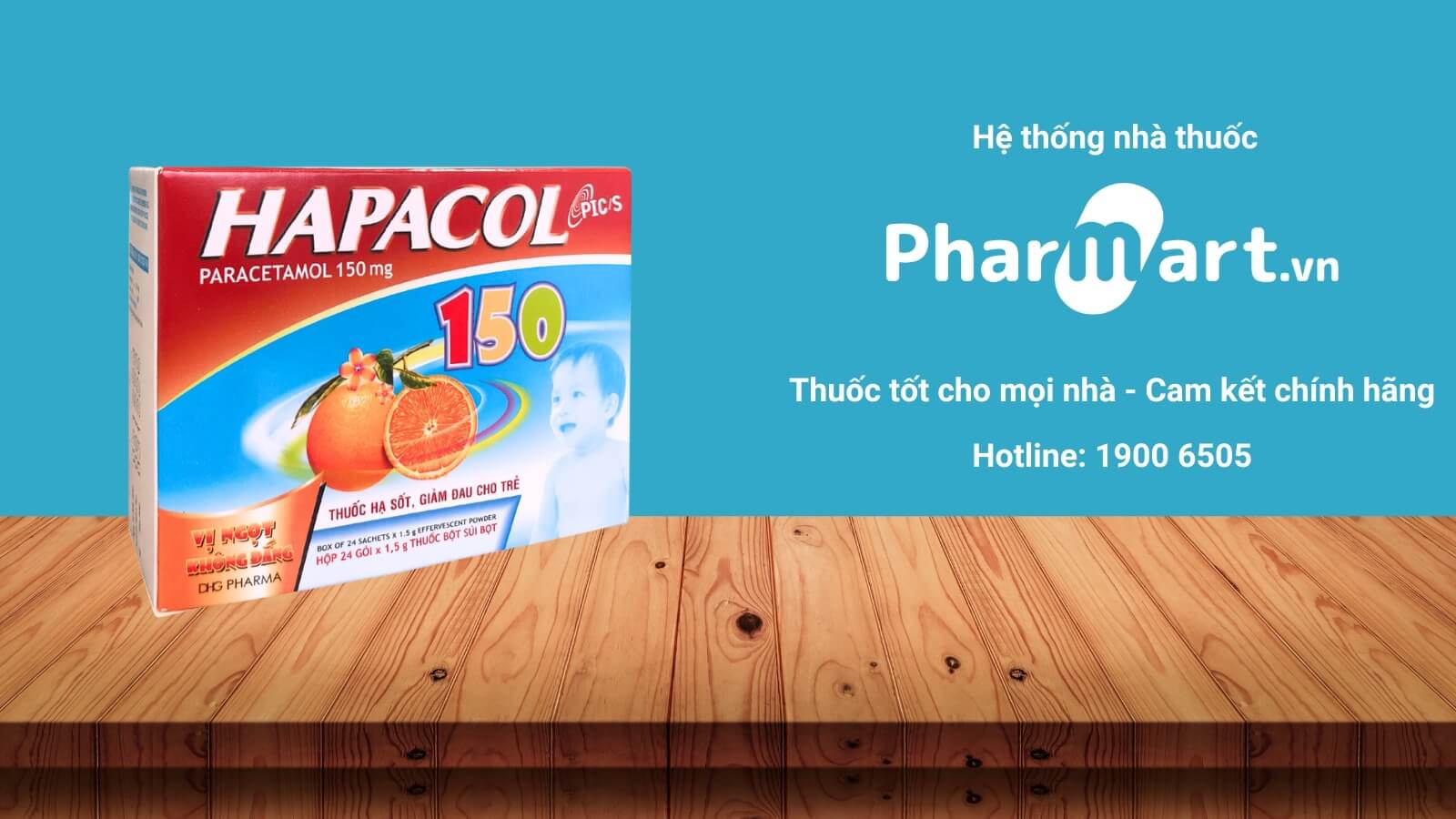 Mua ngay Thuốc Hapacol 150 tại Hz888a.com