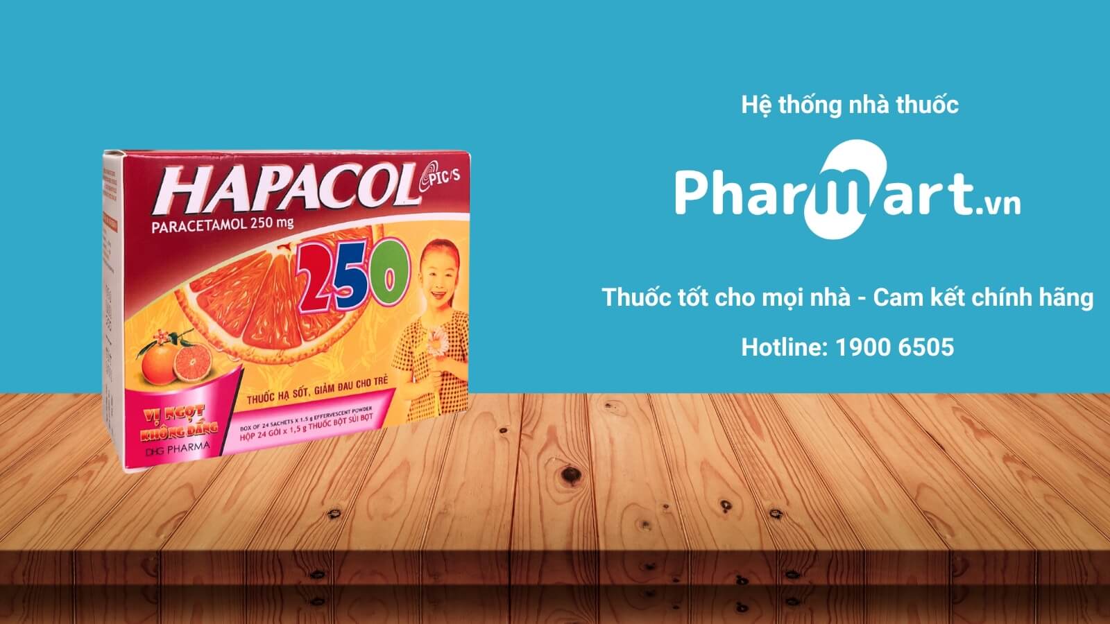 Mua ngay Thuốc Hapacol 250 tại Hz888a.com