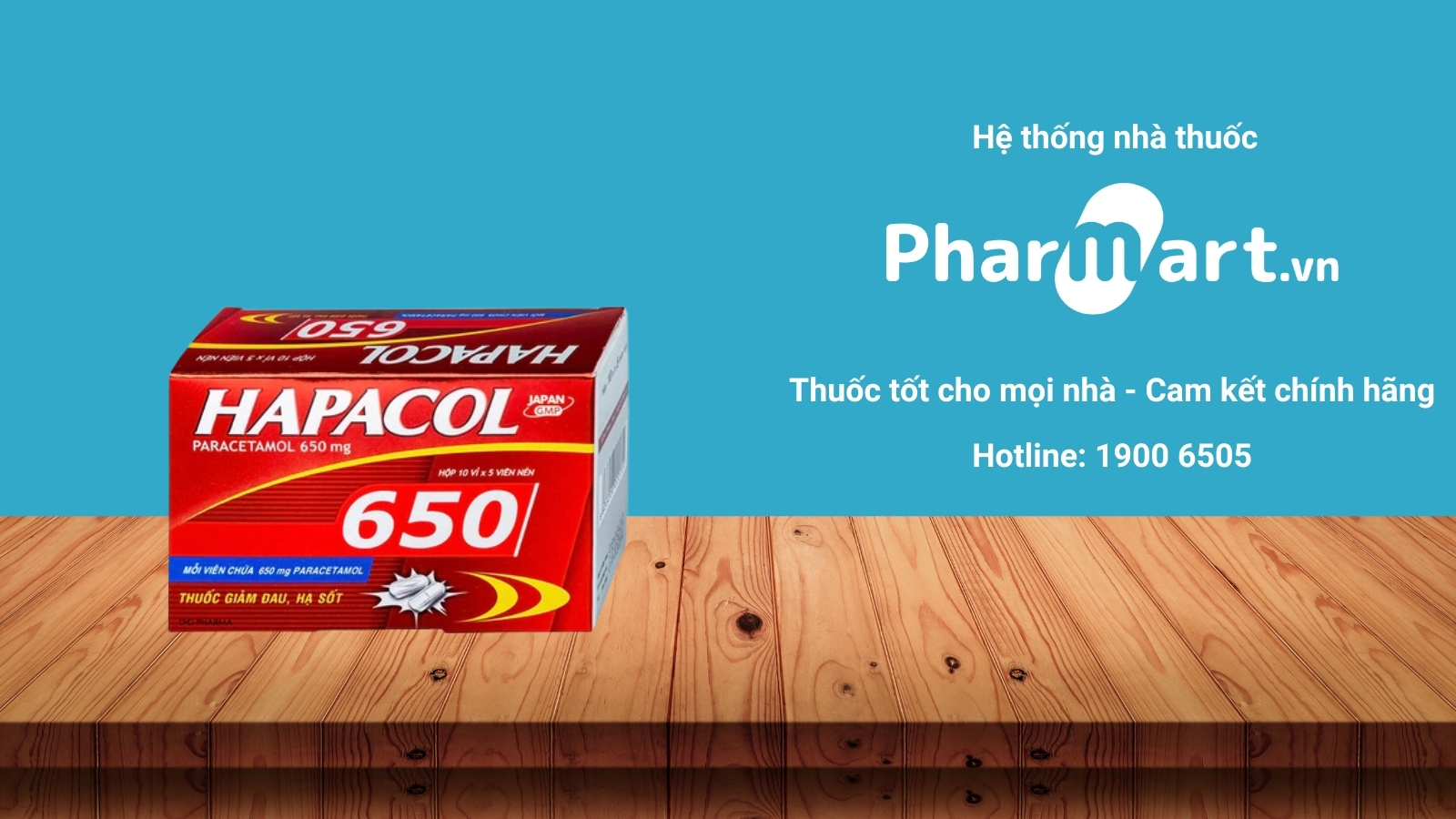 Mua ngay thuốc Hapacol 650 ch&iacute;nh h&atilde;ng tại Hz888a.com