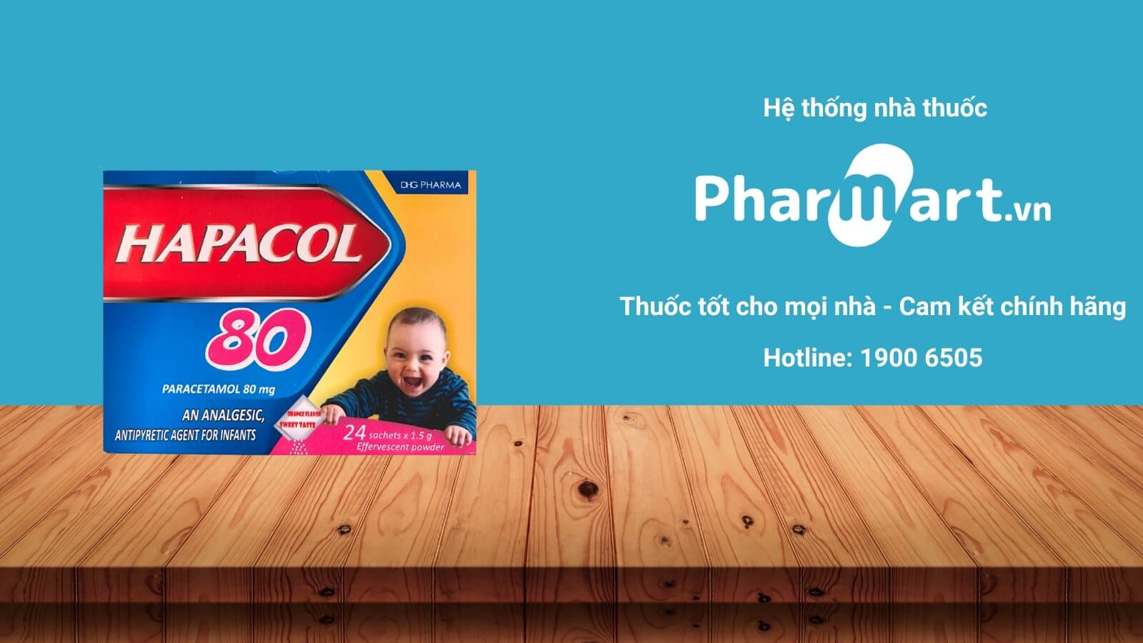 Mua ngay Thuốc Hapacol 80mg tại Hz888a.com