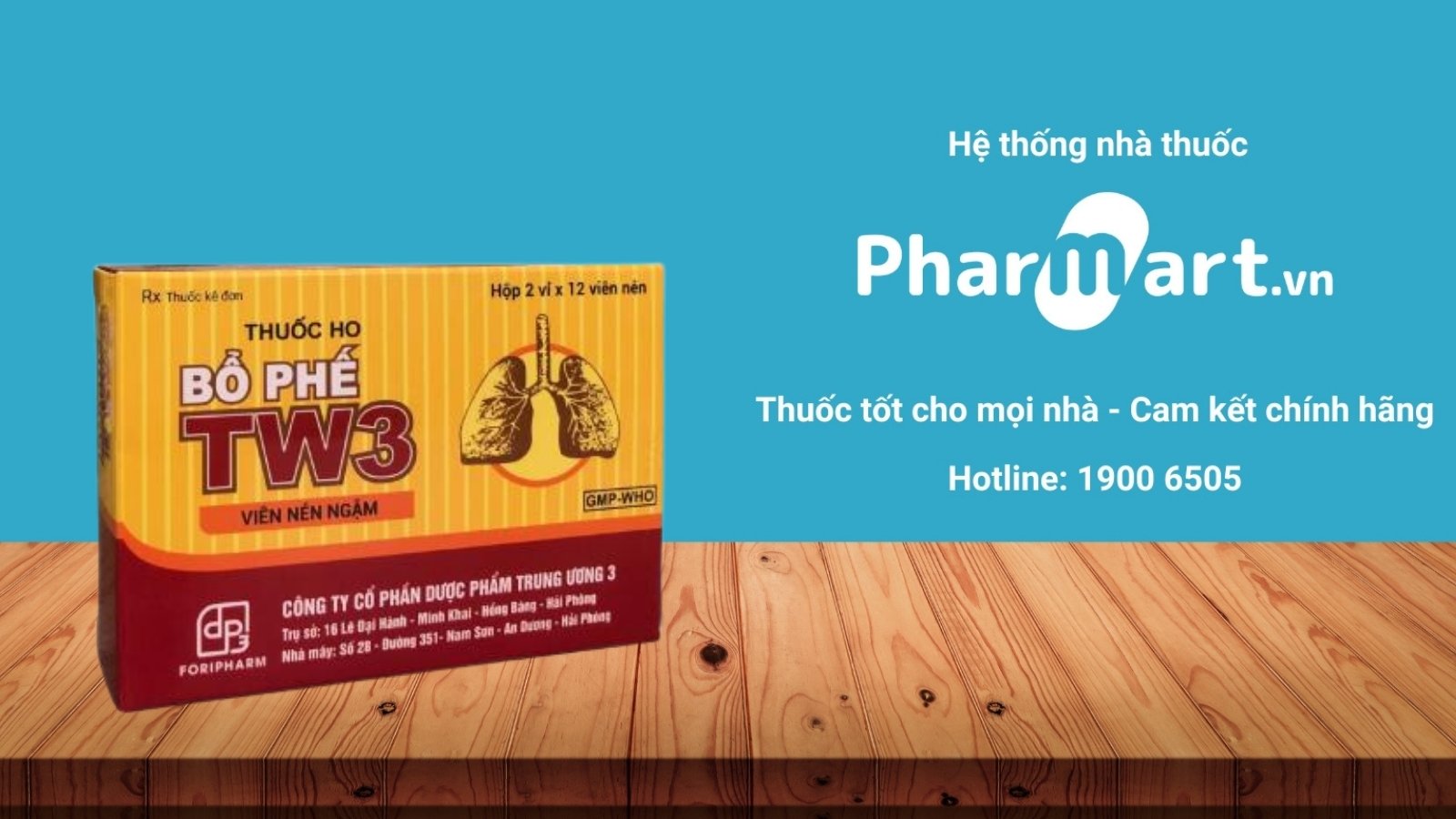 Mua thuốc ho bổ phế TW3 ch&iacute;nh h&atilde;ng tại Hz888a.com