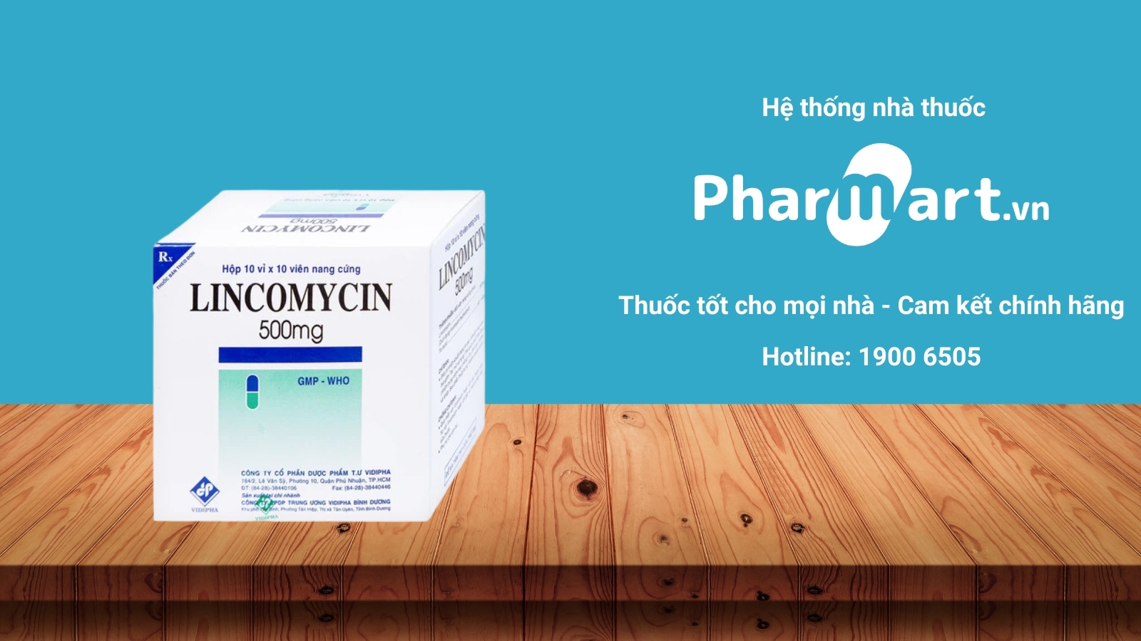 Mua ngay thuốc Lincomycin 500mg ch&iacute;nh h&atilde;ng tại Hz888a.com 