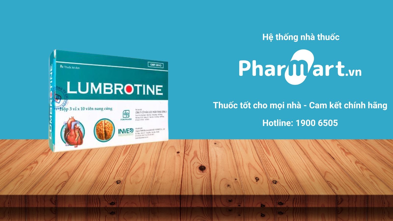 Mua ngay Lumbrotine chính hãng tại Hz888a.com