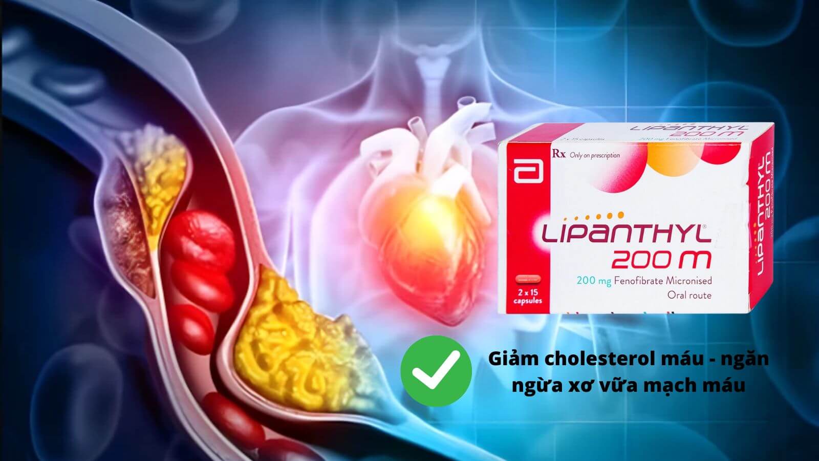 Lipanthyl 200 - Điều trị tăng cholesterol m&aacute;u