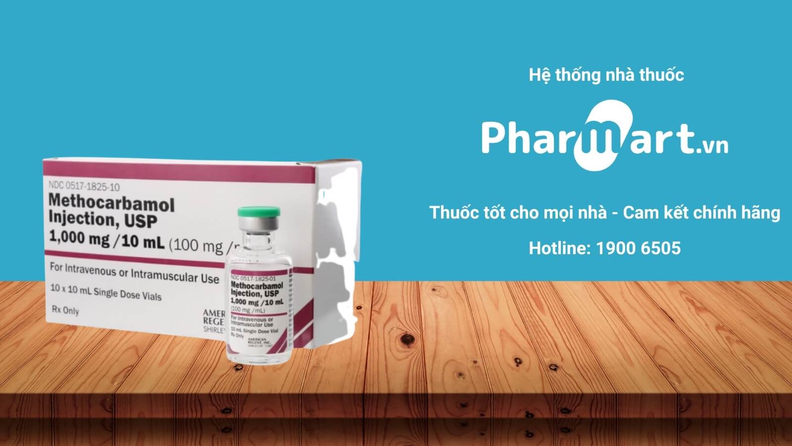 Mua Methocarbamol 1000mg 10ml ch&iacute;nh h&atilde;ng tại Hz888a.com