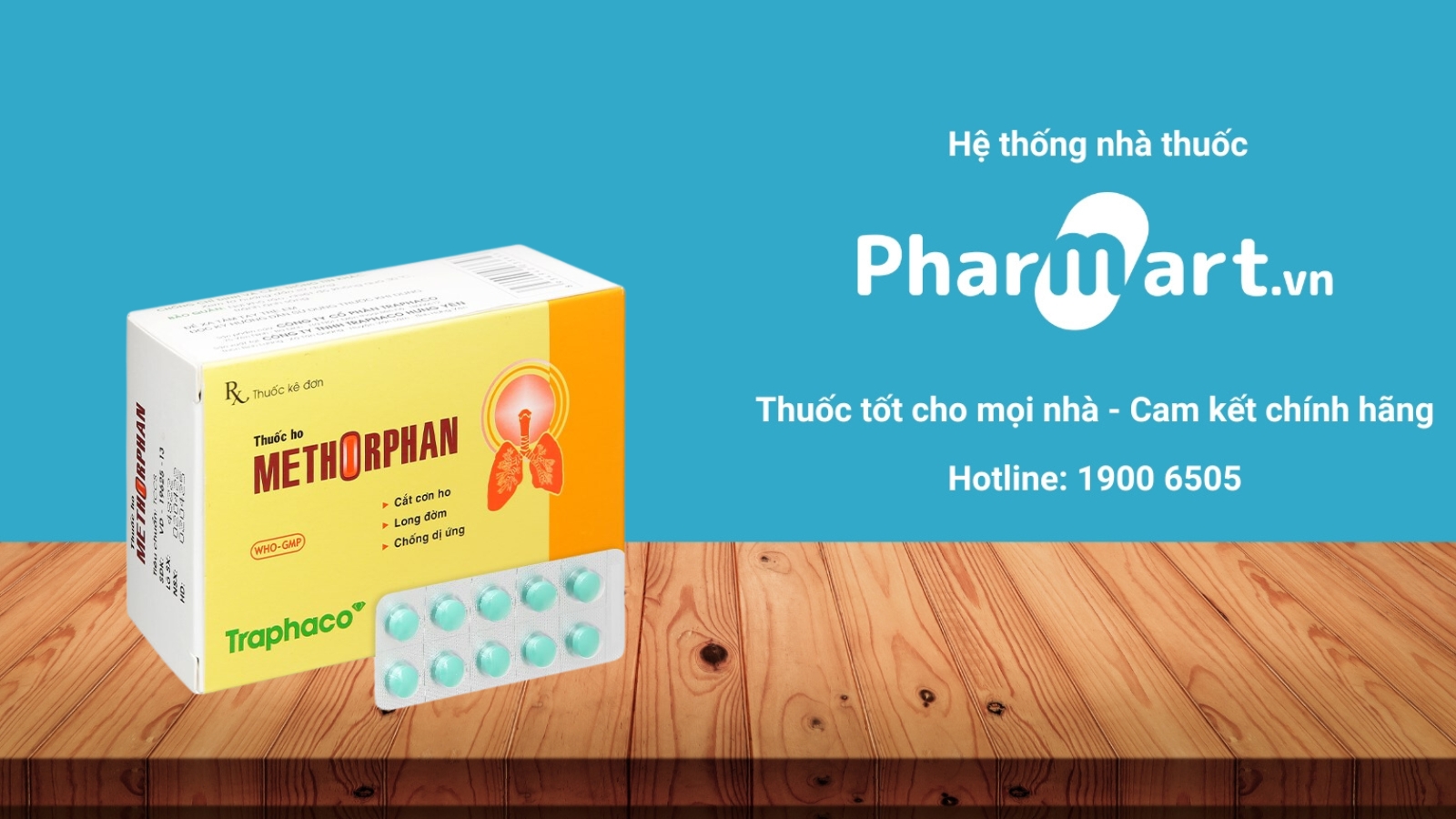 Mua ngay thuốc Methorphan dạng vi&ecirc;n ch&iacute;nh h&atilde;ng tại Hz888a.com