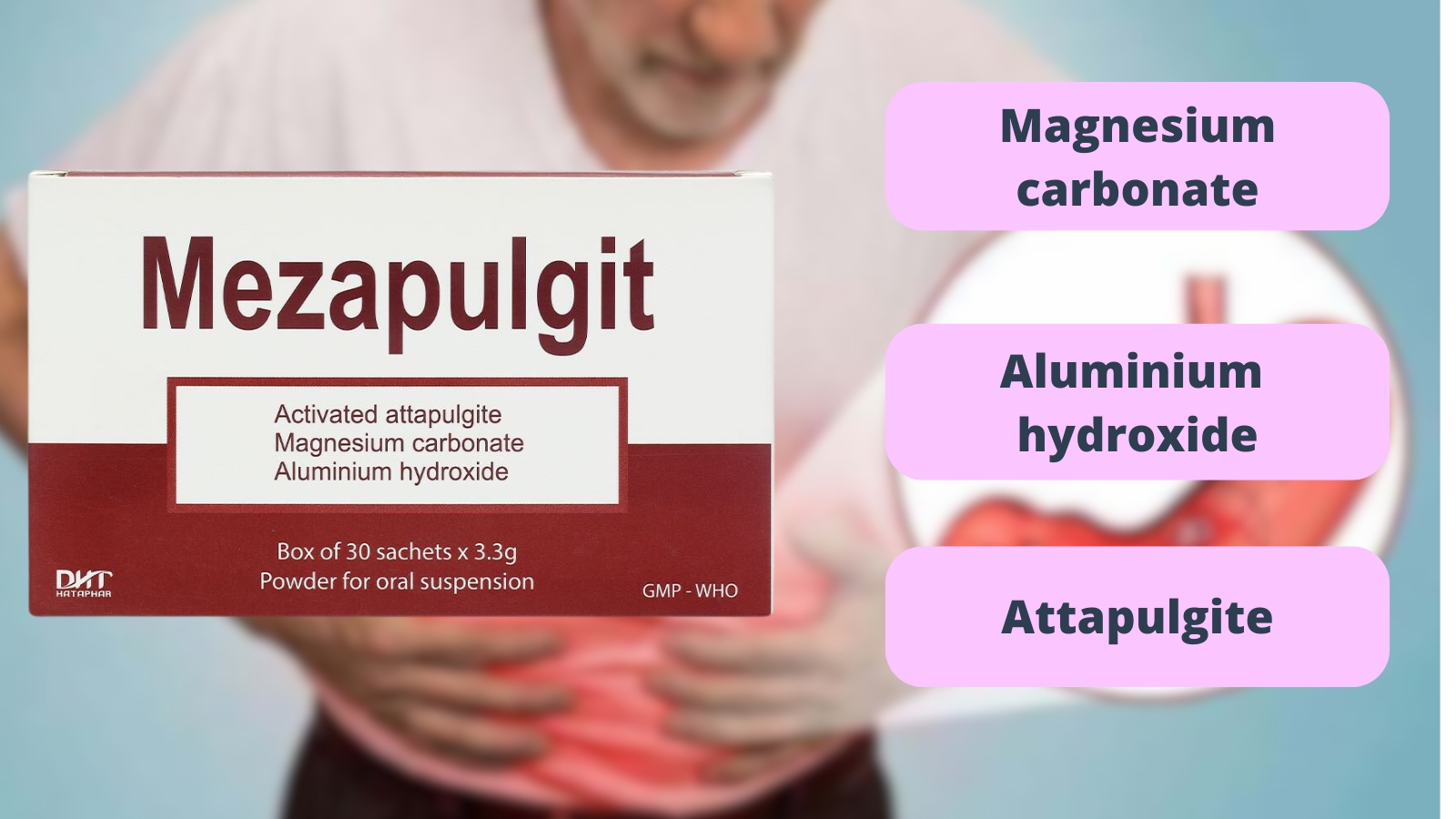 Th&agrave;nh phần của Mezapulgit