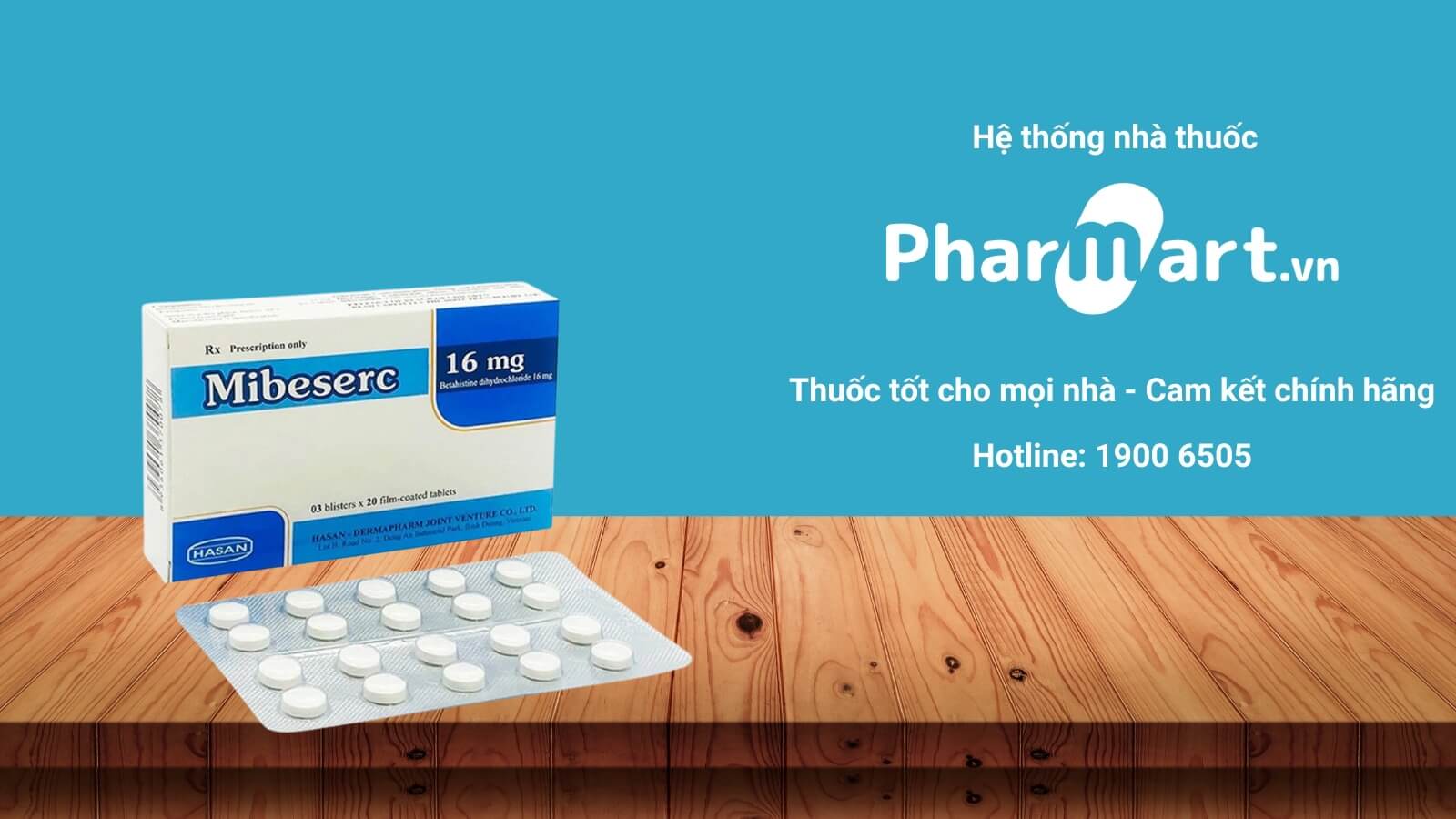 Mua thuốc Mibeserc 16mg chính hãng tại Hz888a.com