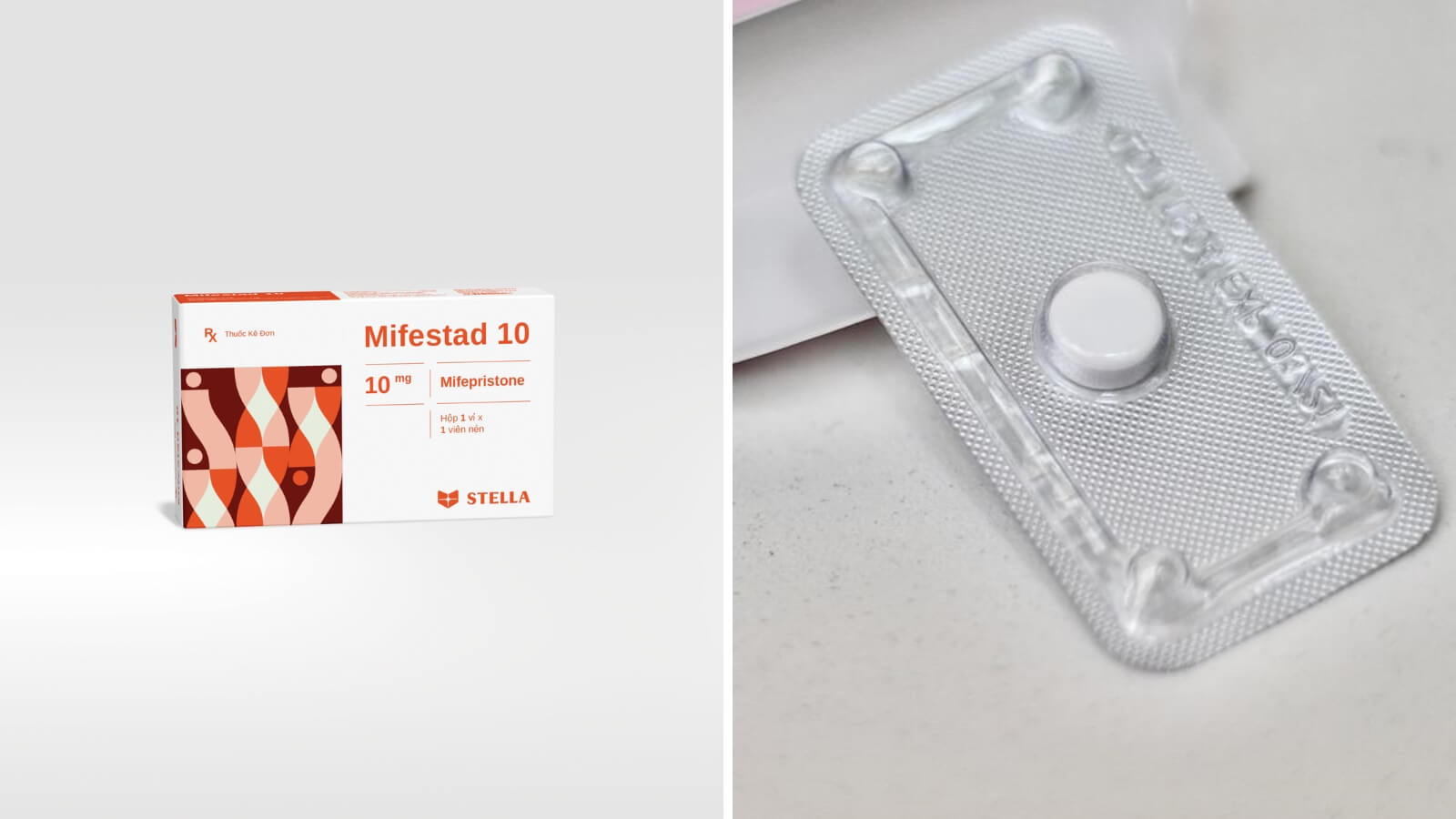 Thuốc Mifestad 10 chứa Mifepristone, l&agrave; một loại thuốc theo toa c&oacute; t&aacute;c dụng chặn progesterone