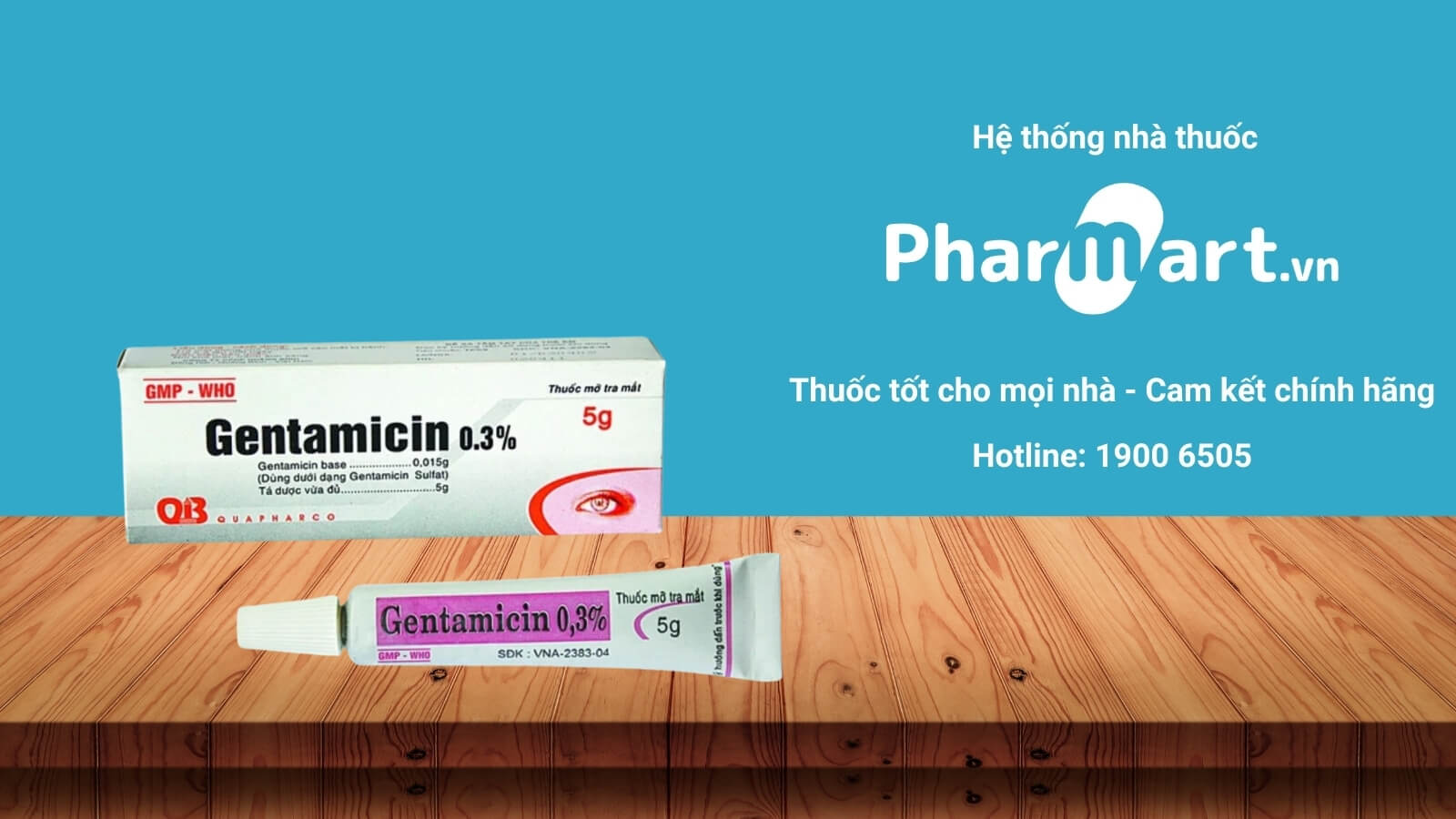 Mua thuốc Gentamicin 0,3% chính hãng tại Hz888a.com