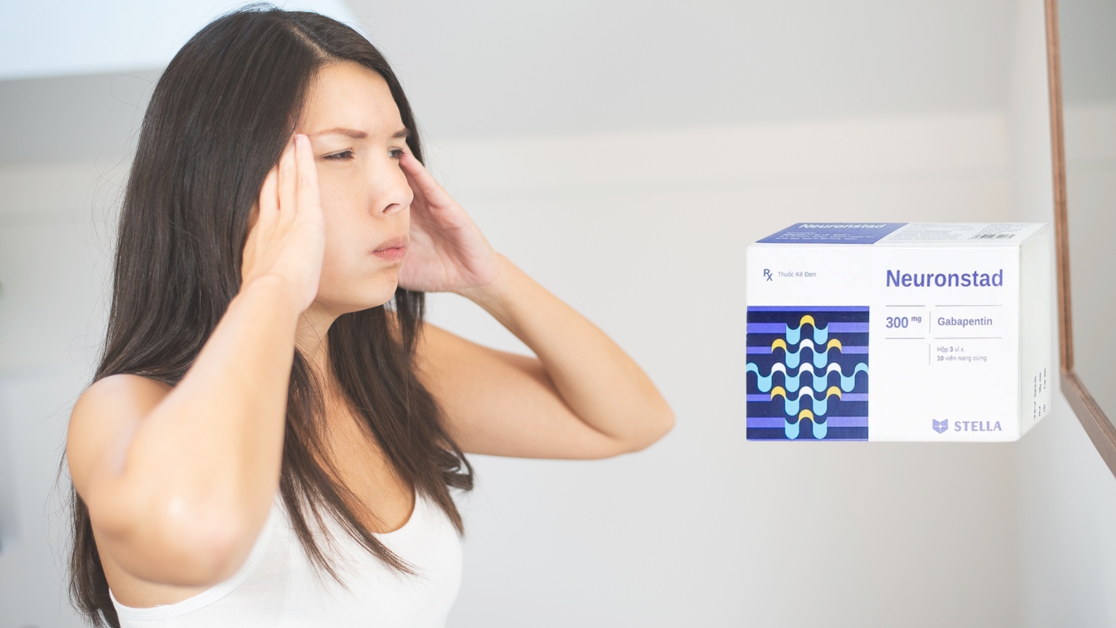 Thuốc Neuronstad gi&uacute;p giảm nhanh triệu chứng đau v&agrave; c&aacute;c cơn co giật khi đau thần kinh