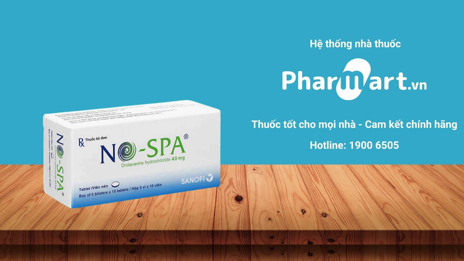 Mua ngay No-spa 40mg tại Hz888a.com