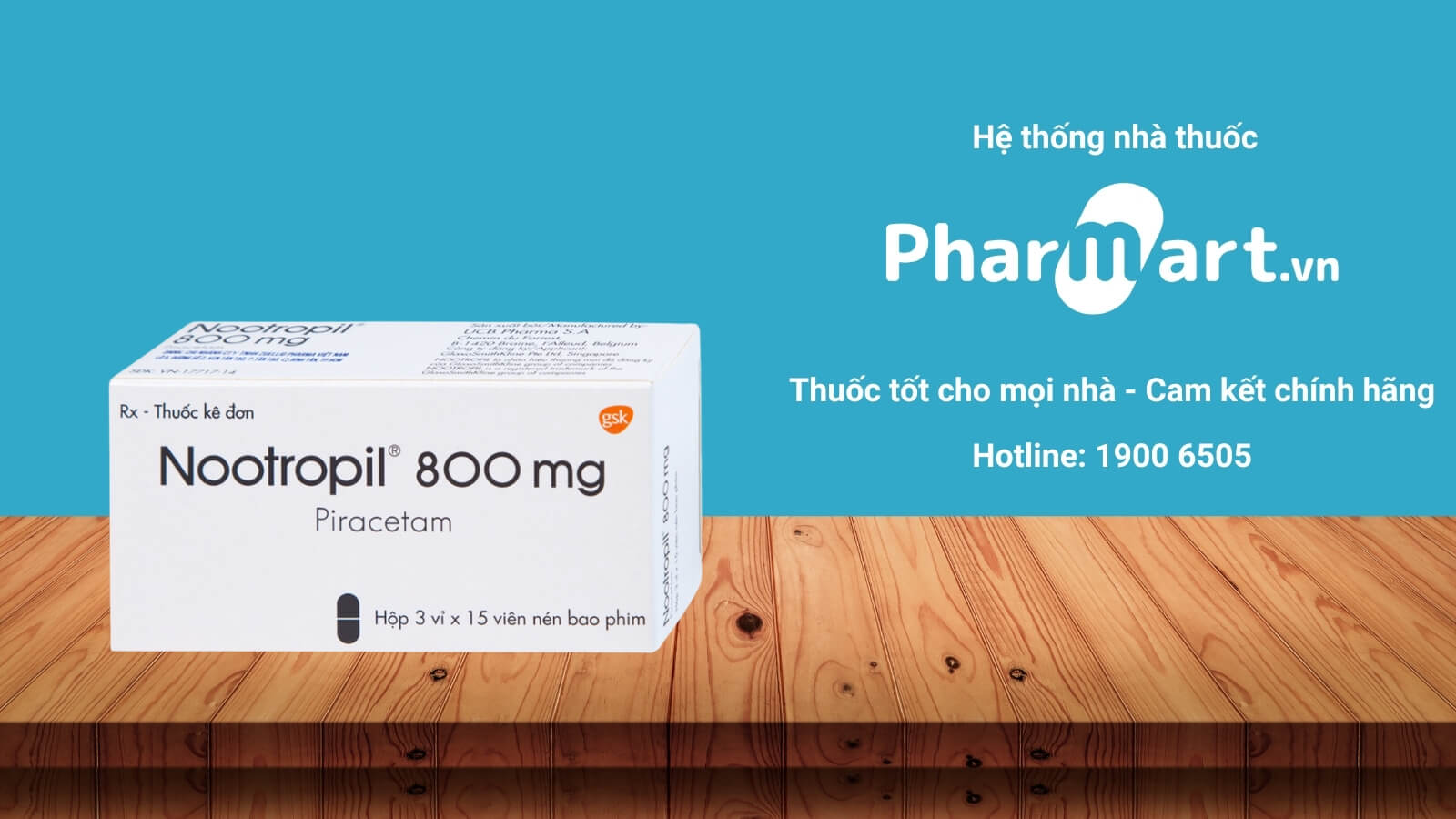 Mua Nootropil 800mg chĩnh hãng tại Hz888a.com