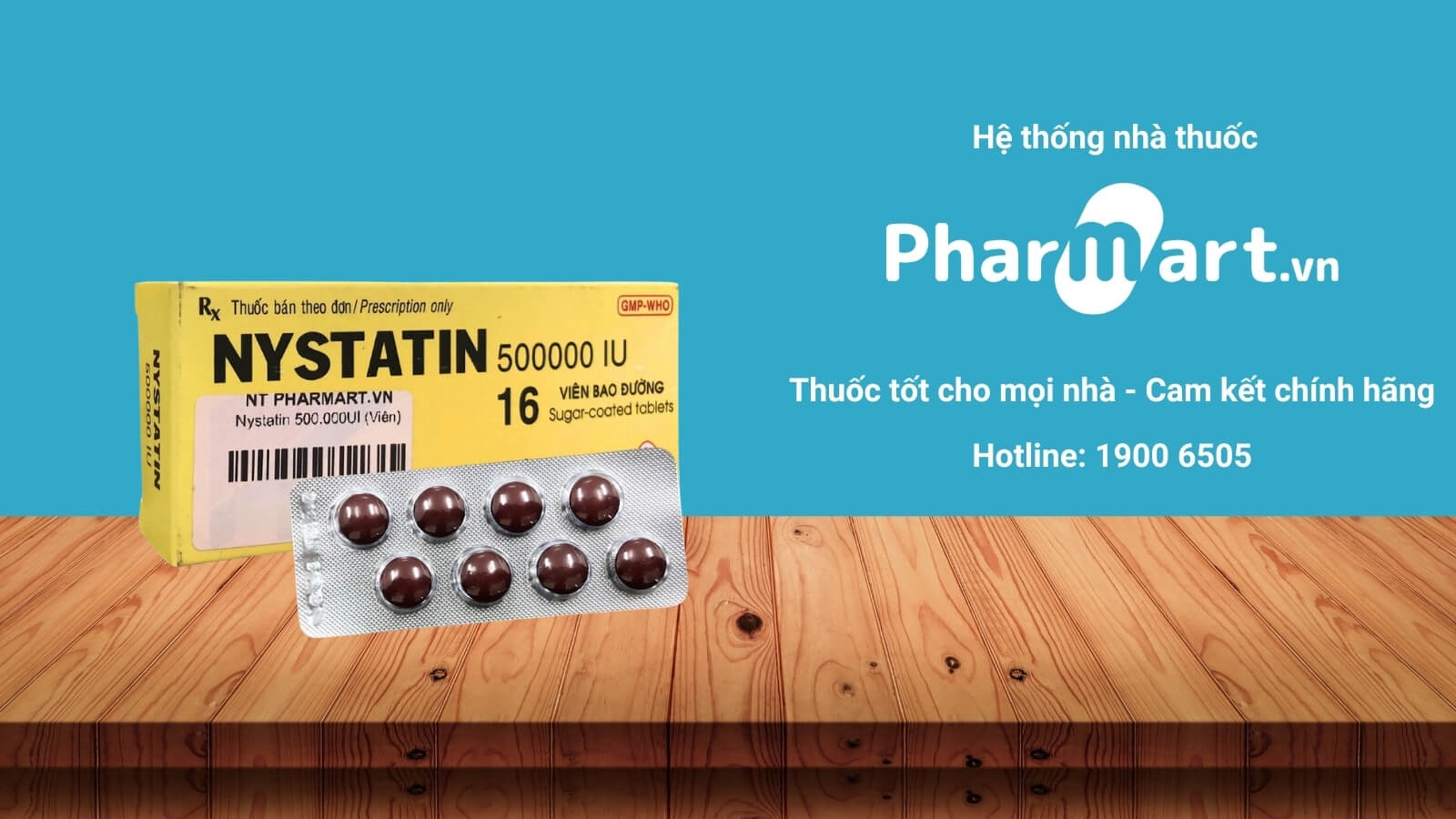 Mua Nystatin 500000 IU ch&iacute;nh h&atilde;ng tại Hz888a.com