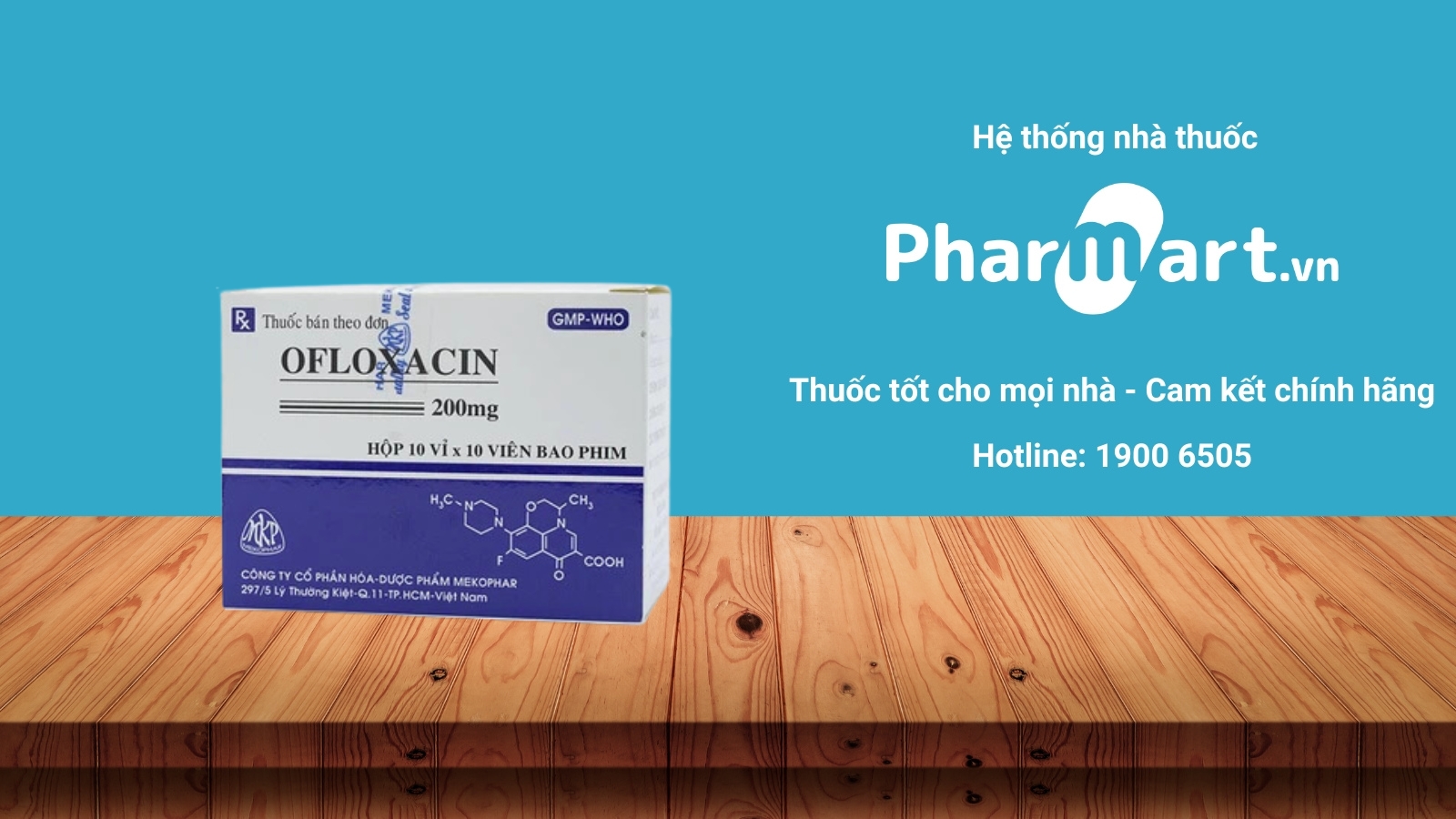 Mua ngay thuốc Ofloxacin 200mg ch&iacute;nh h&atilde;ng tại Hz888a.com