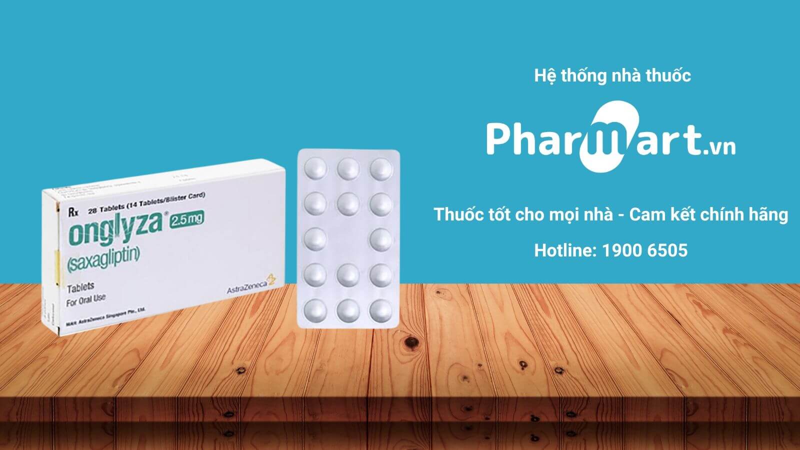 Mua ngay Onglyza 2.5mg chính hãng tại Hz888a.com