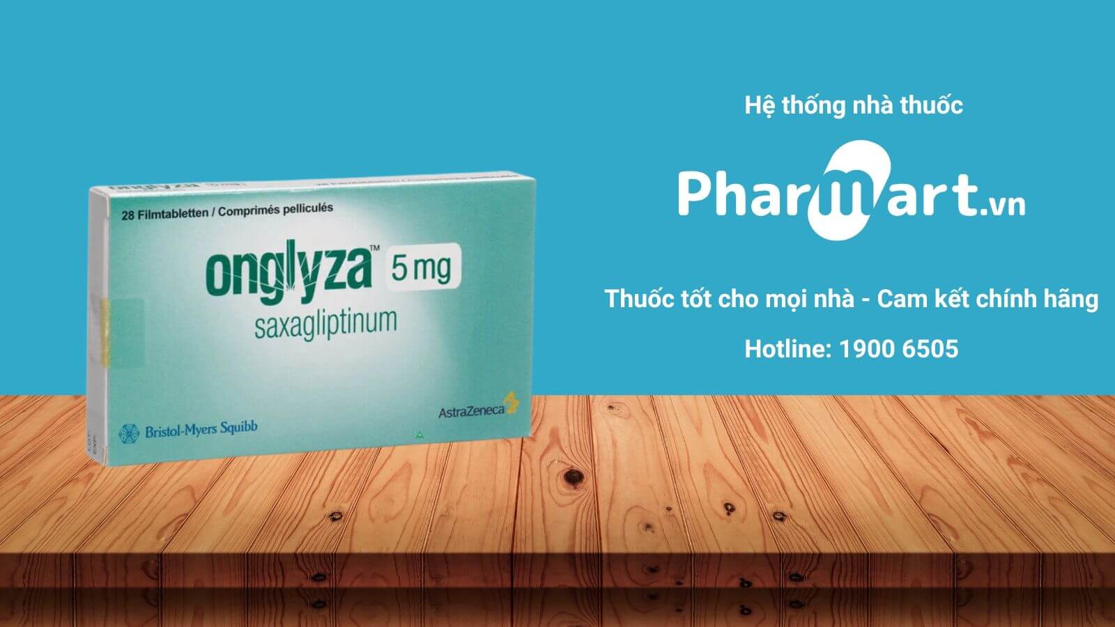 Mua ngay Onglyza 5mg ch&iacute;nh h&atilde;ng tại Phartmart.vn