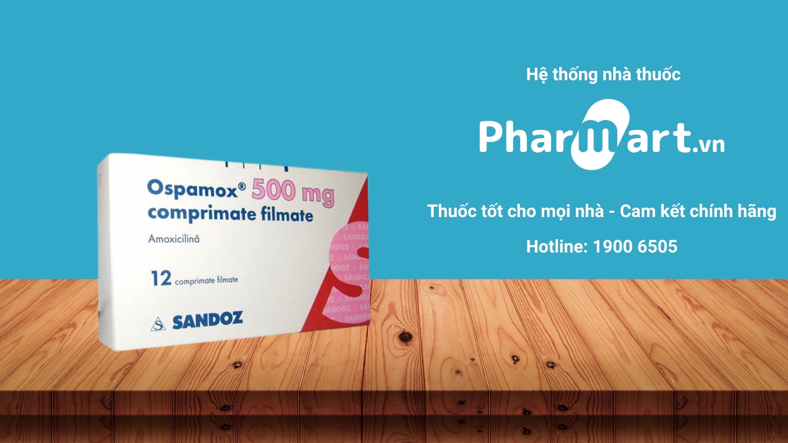 Mua ngay thuốc Ospamox 500mg ch&iacute;nh h&atilde;ng tại Hz888a.com