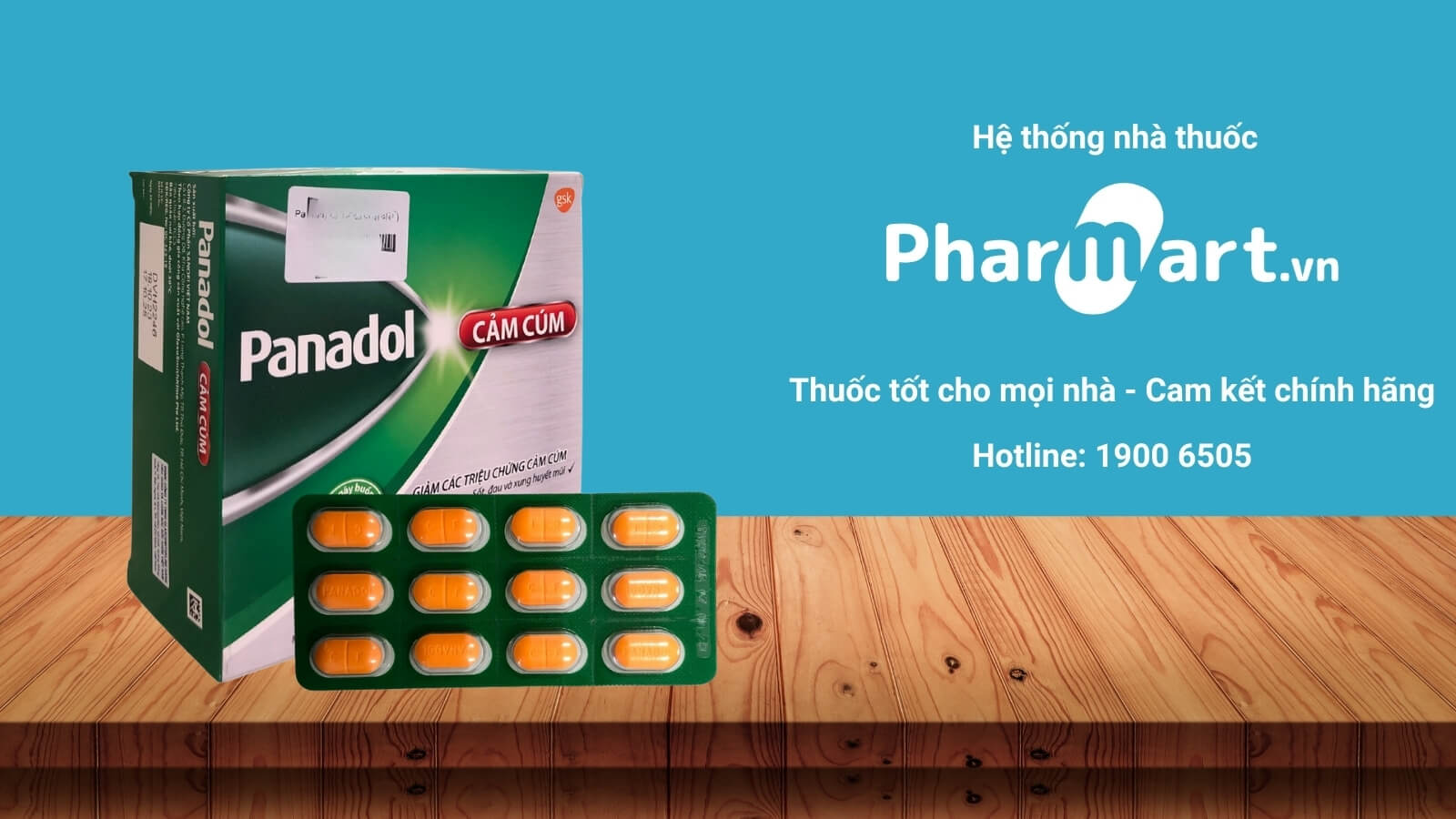 Mua thuốc Panadol cảm c&uacute;m ch&iacute;nh h&atilde;ng tại Hz888a.com