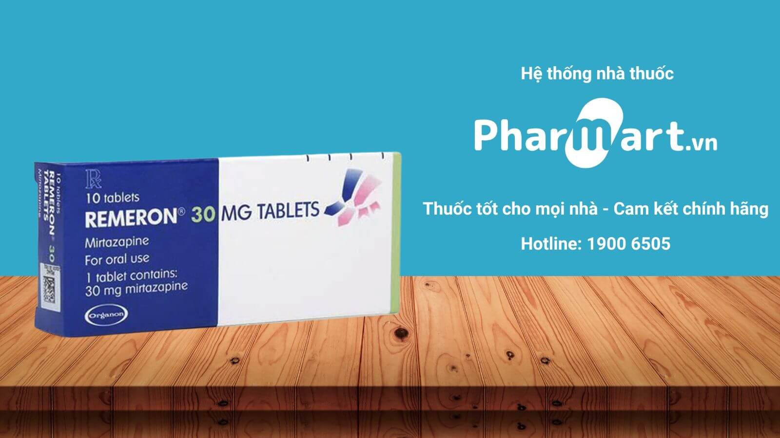 Mua ngay Remeron 30mg chính hãng tại Phartmart.vn
