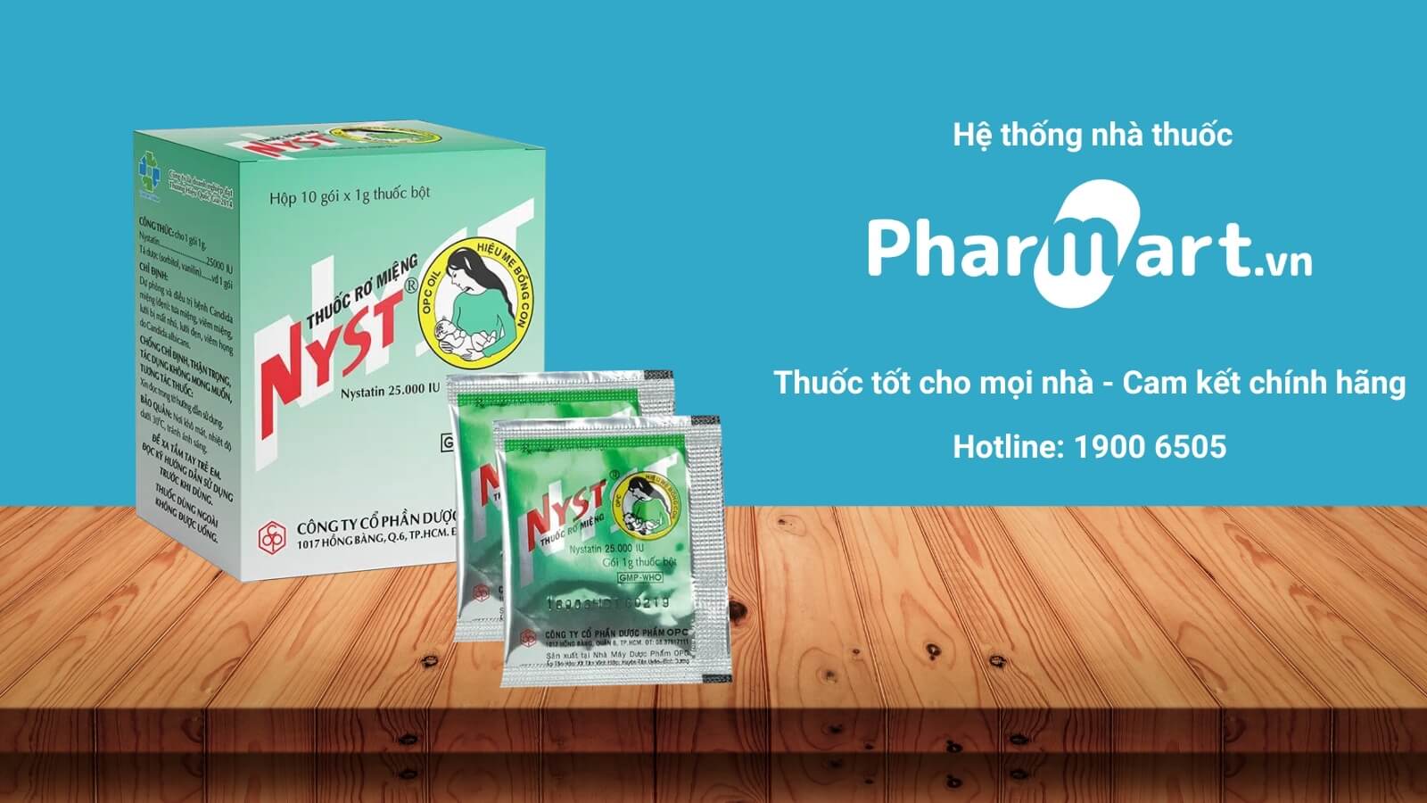 Mua thuốc rơ miệng Nyst ch&iacute;nh h&atilde;ng tại Hz888a.com