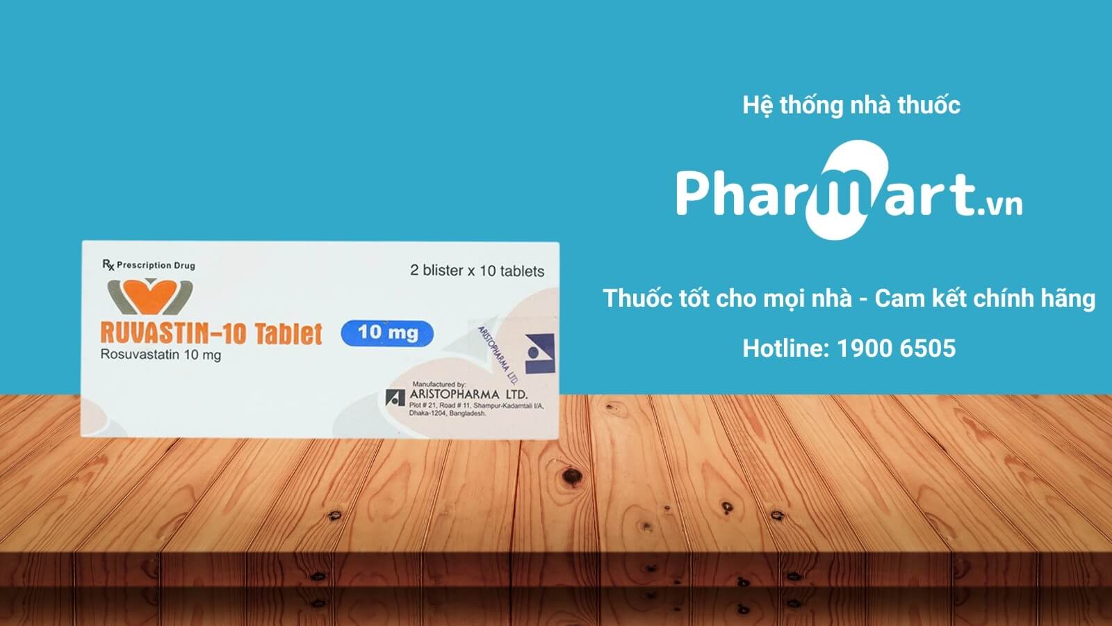 Mua ngay Ruvastin 10 tại Hz888a.com
