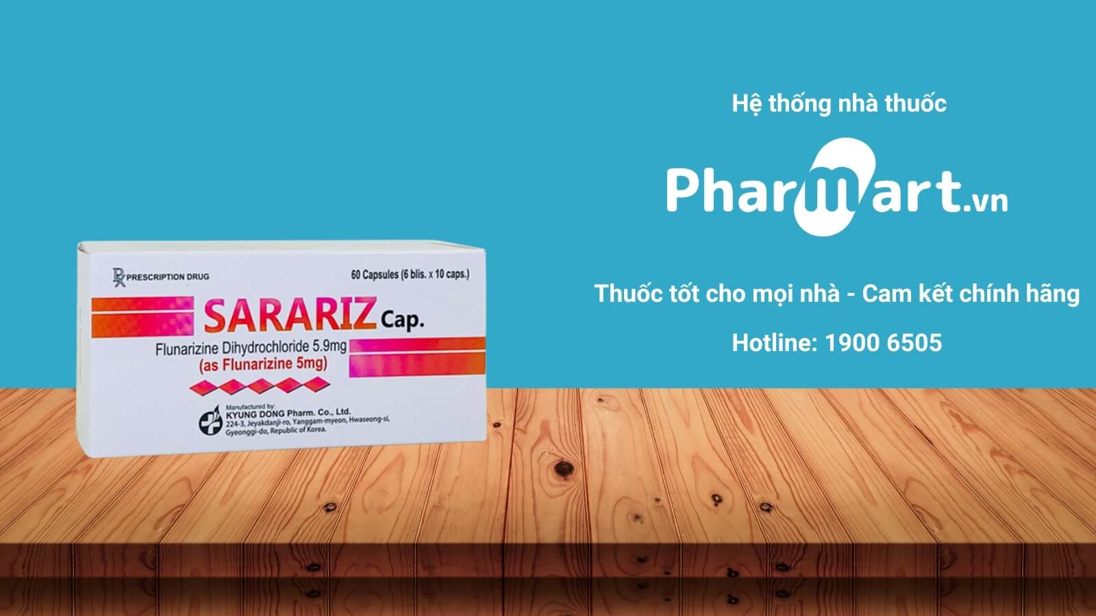 Mua Thuốc Sarariz Cap 5mg chính hãng tại Hz888a.com