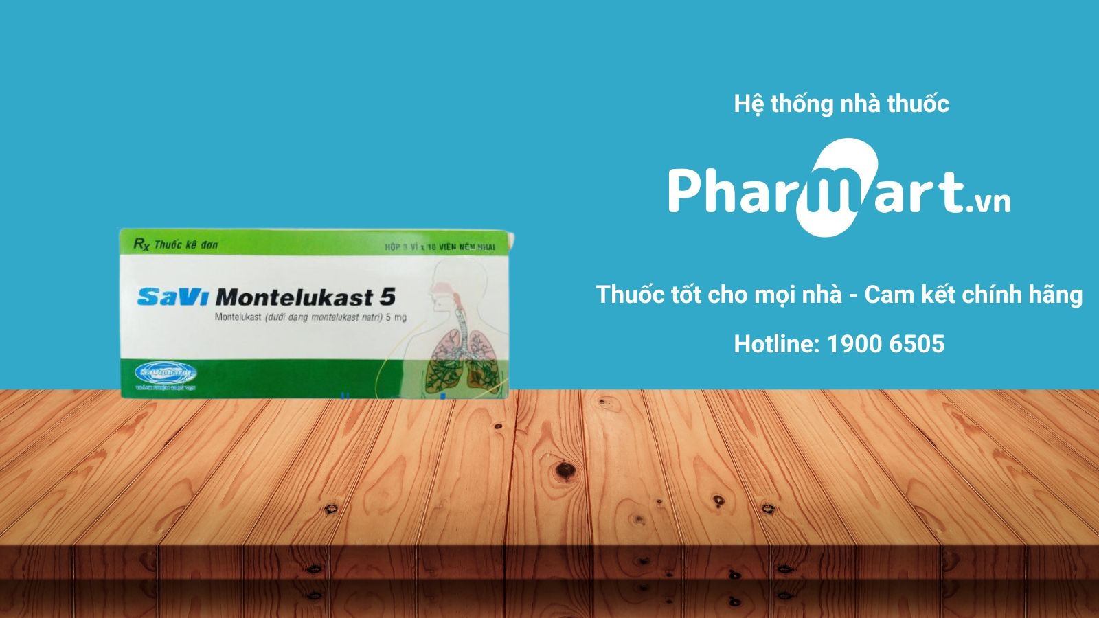 Mua thuốc Savi Montelukast 5 ch&iacute;nh h&atilde;ng tại Hz888a.com