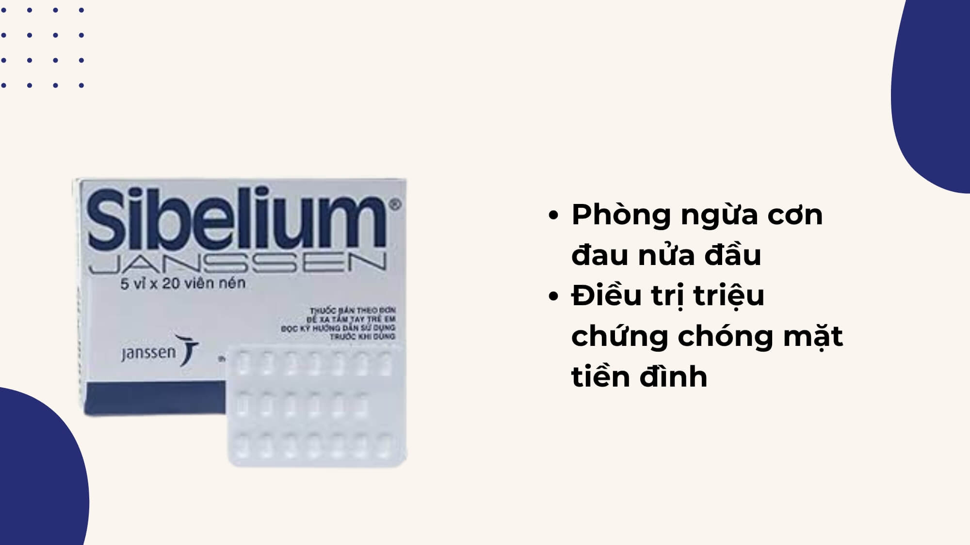 Flunarizine l&agrave;m giảm c&aacute;c triệu chứng li&ecirc;n quan đến rối loạn tiền đ&igrave;nh