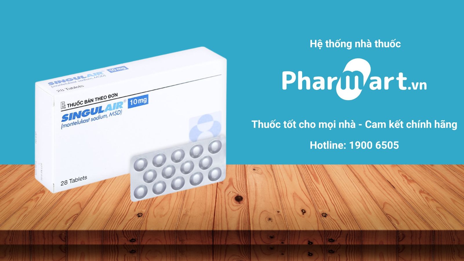 Mua thuốc Singulair 10mg MSD ch&iacute;nh h&atilde;ng tại Hz888a.com