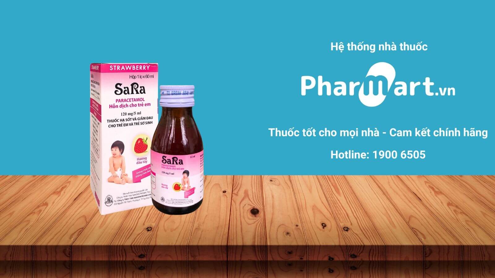 Mua ngay Siro Sara chính hãng tại Hz888a.com