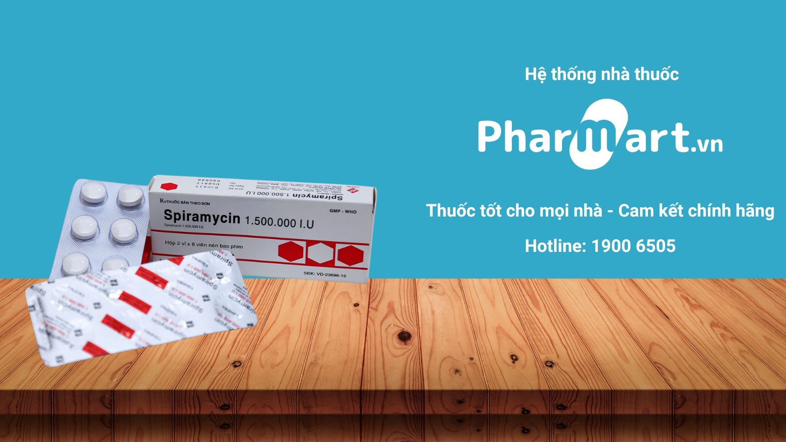 Mua ngay Thuốc Spiramycin 1.500.000 IU ch&iacute;nh h&atilde;ng tại Hz888a.com