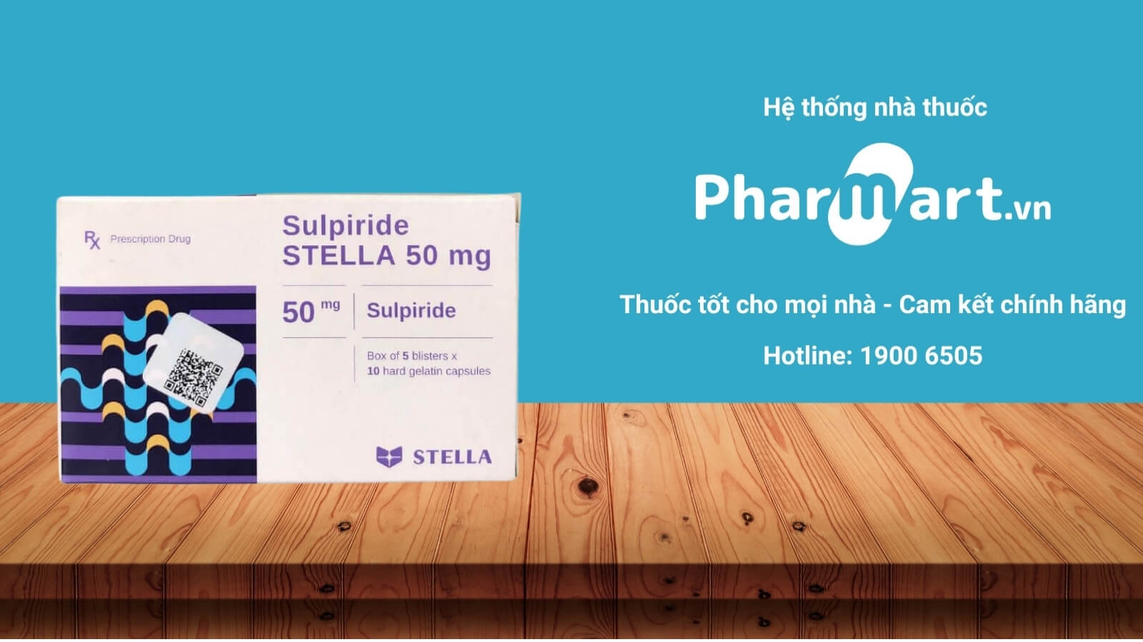 Mua ngay thuốc Sulpiride Stella 50mg ch&iacute;nh h&atilde;ng tại Hz888a.com