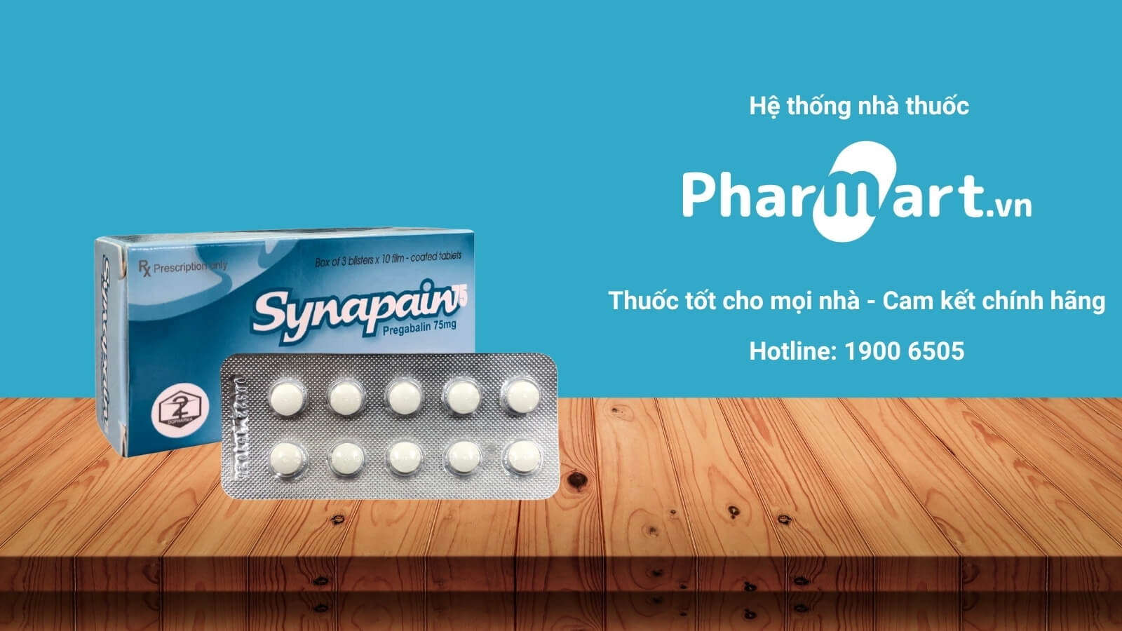 Mua Thuốc Synapain 75mg ch&iacute;nh h&atilde;ng tại Hz888a.com