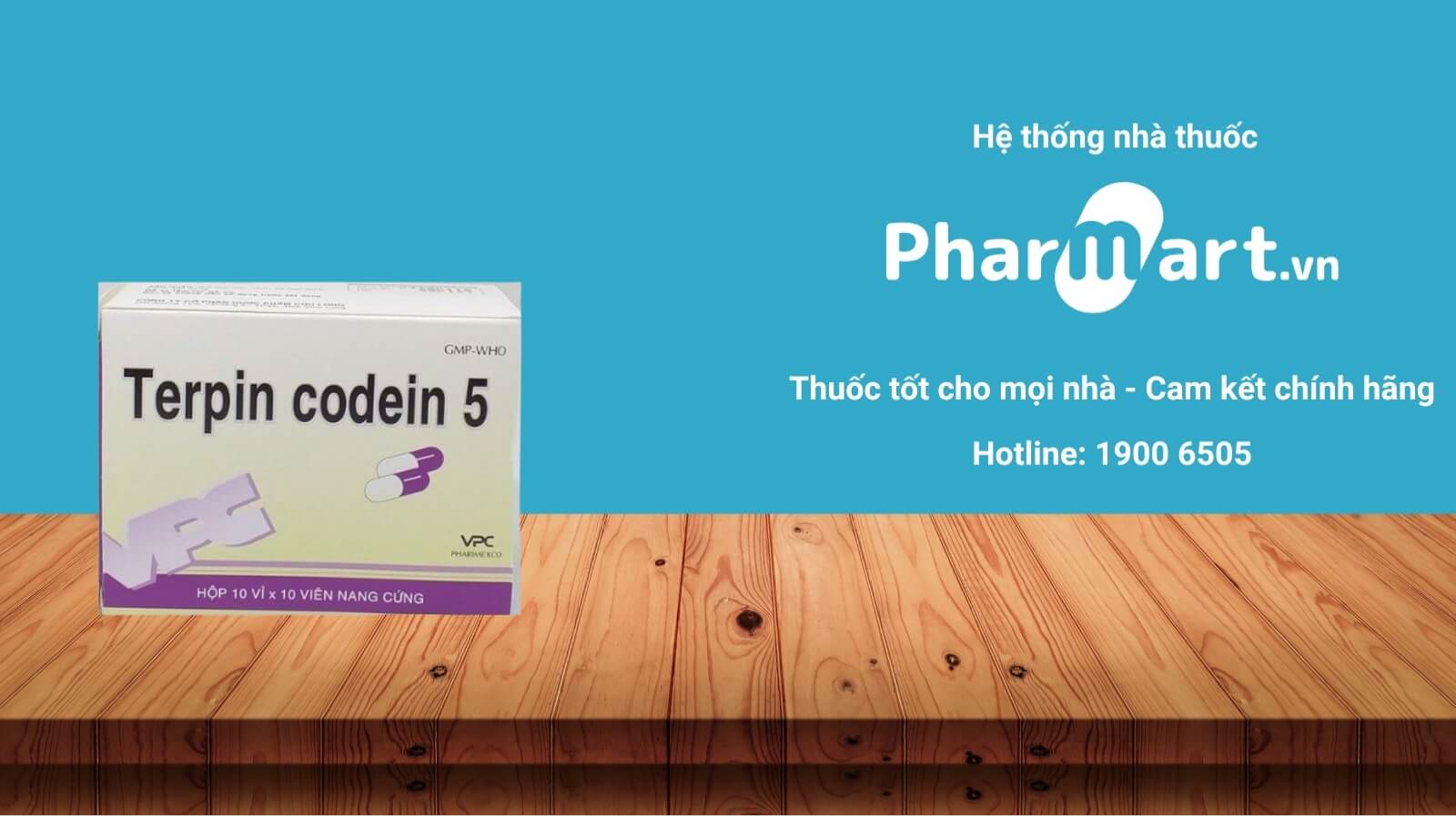 Mua ngay thuốc Terpin Codein 5 ch&iacute;nh h&atilde;ng tại Hz888a.com