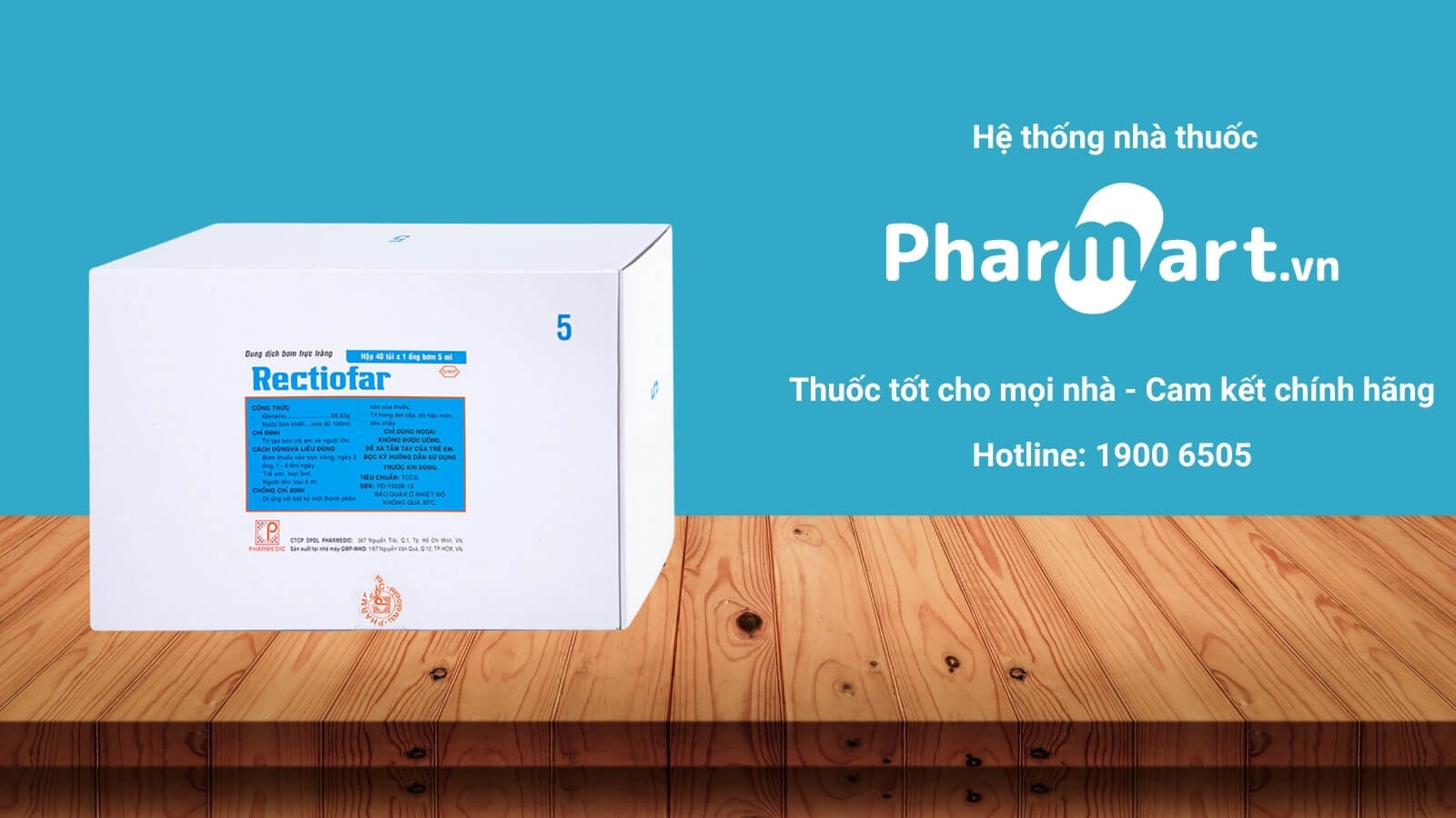 Mua Thuốc thụt Rectiofar 5ml chính hãng tại Hz888a.com