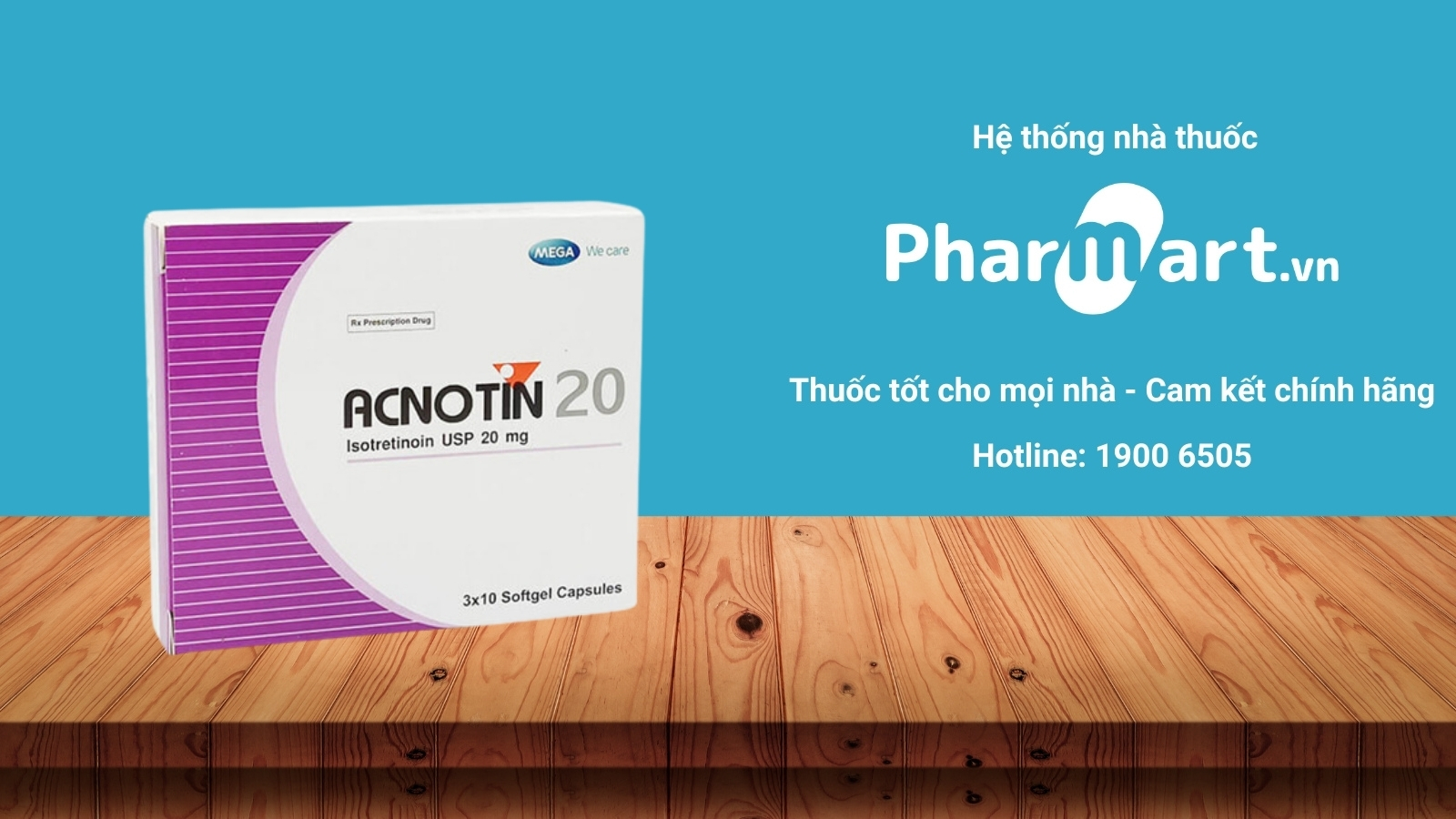 Mua ngay thuốc Acnotin 20 ch&iacute;nh h&atilde;ng tại Hz888a.com