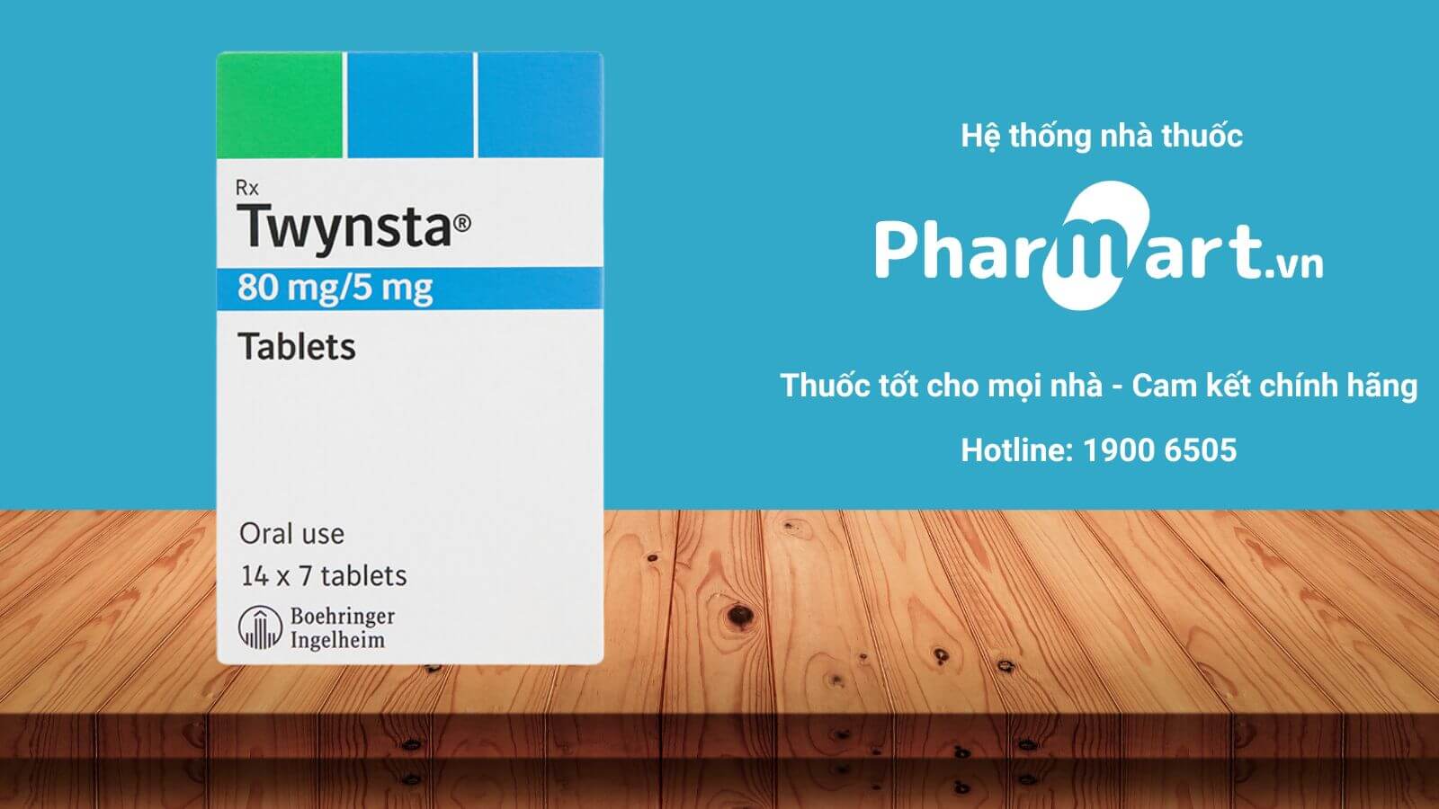 Mua ngay Twynsta 80mg/5mg tại Hz888a.com