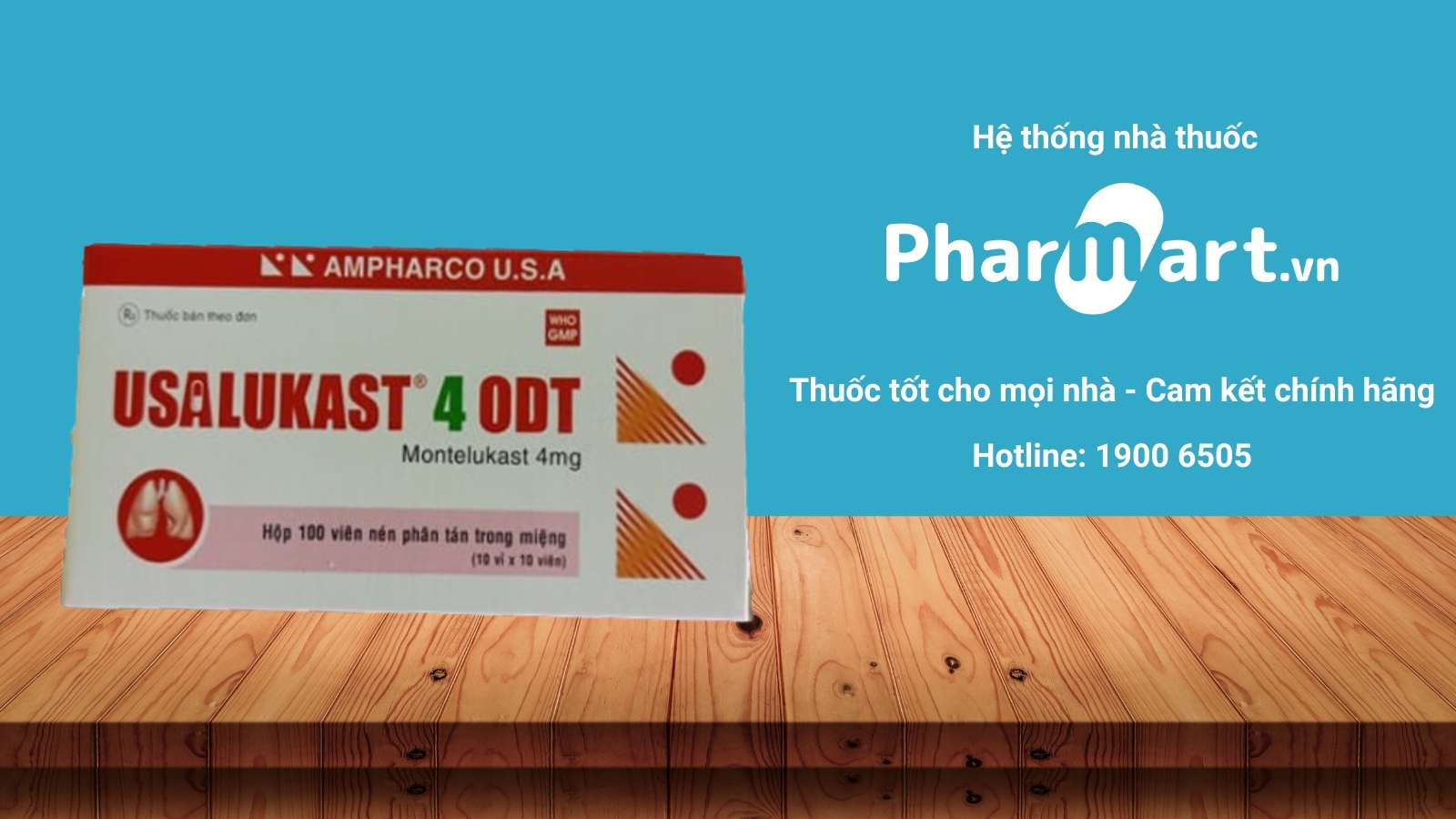 Mua ngay thuốc Usalukast 4mg ch&iacute;nh h&atilde;ng tại Hz888a.com