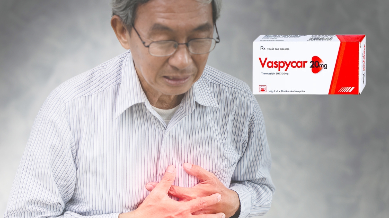 Trimetazidine trong Vaspycả 20mg gi&uacute;p bảo vệ tim khỏi c&aacute;c tổn thương, giảm nguy cơ đau thắt ngực