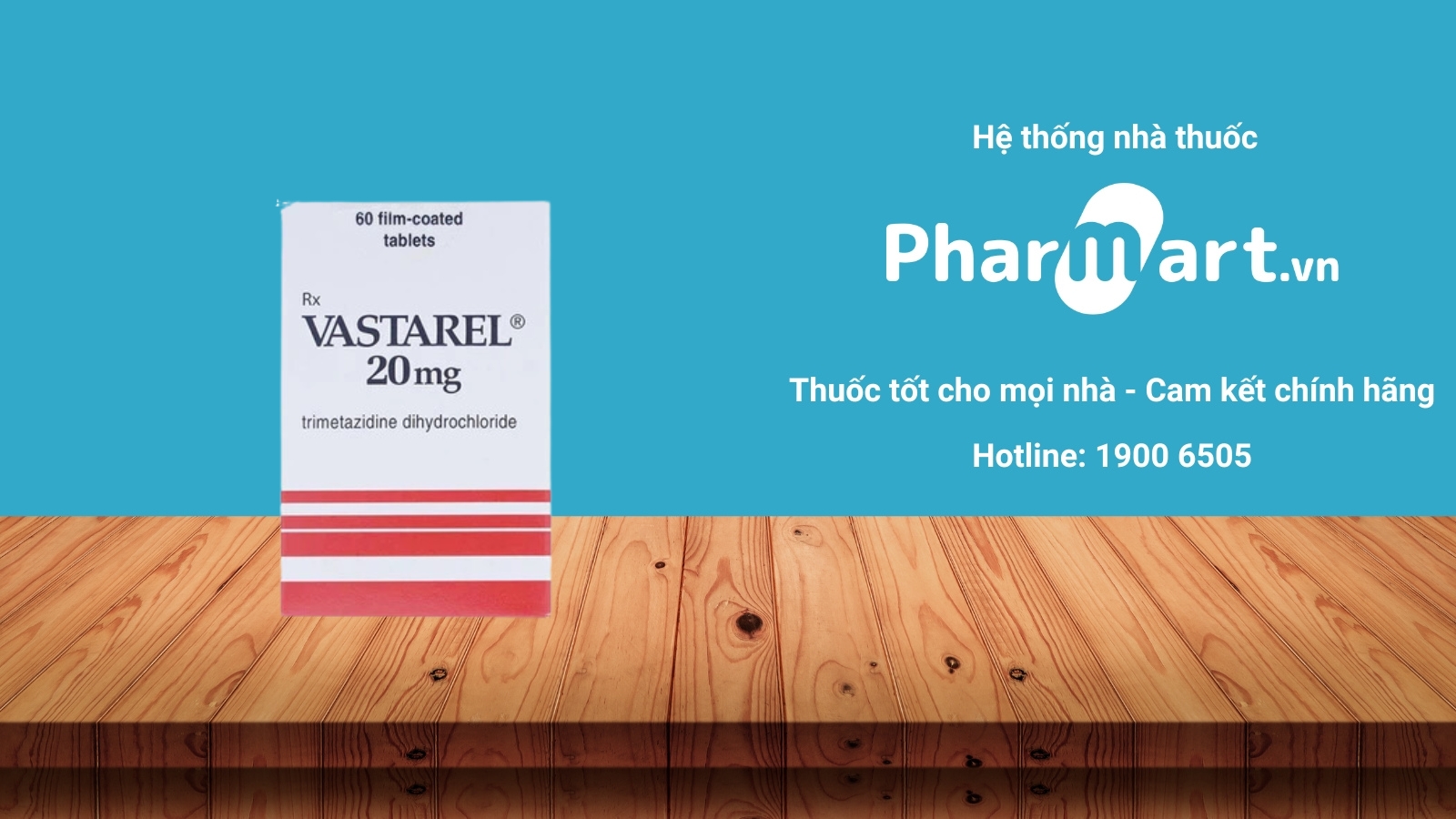 Mua ngay thuốc Vastarel 20mg ch&iacute;nh h&atilde;ng tại Hz888a.com