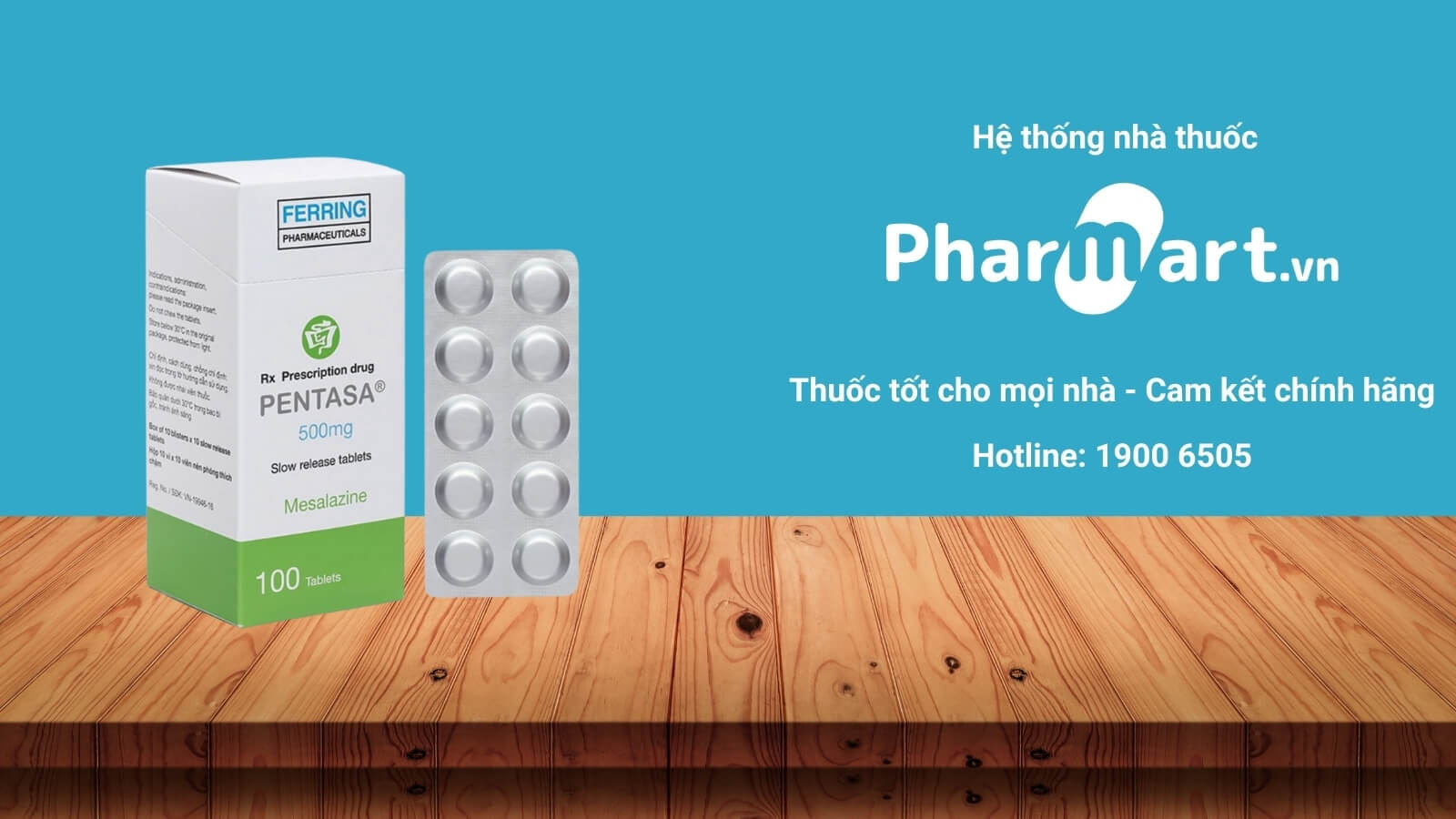 Mua ngay Pentasa 500mg tại Hz888a.com