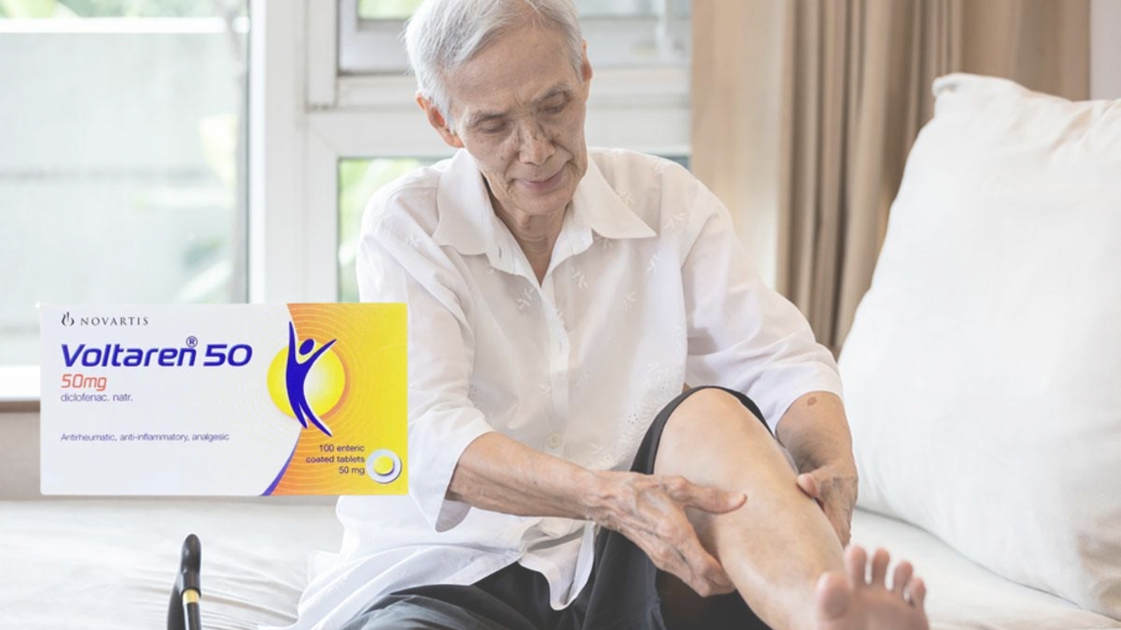 Thuốc Voltaren 50 c&oacute; t&aacute;c dụng nhanh ch&oacute;ng trong việc giảm đau, vi&ecirc;m v&agrave; sưng khớp