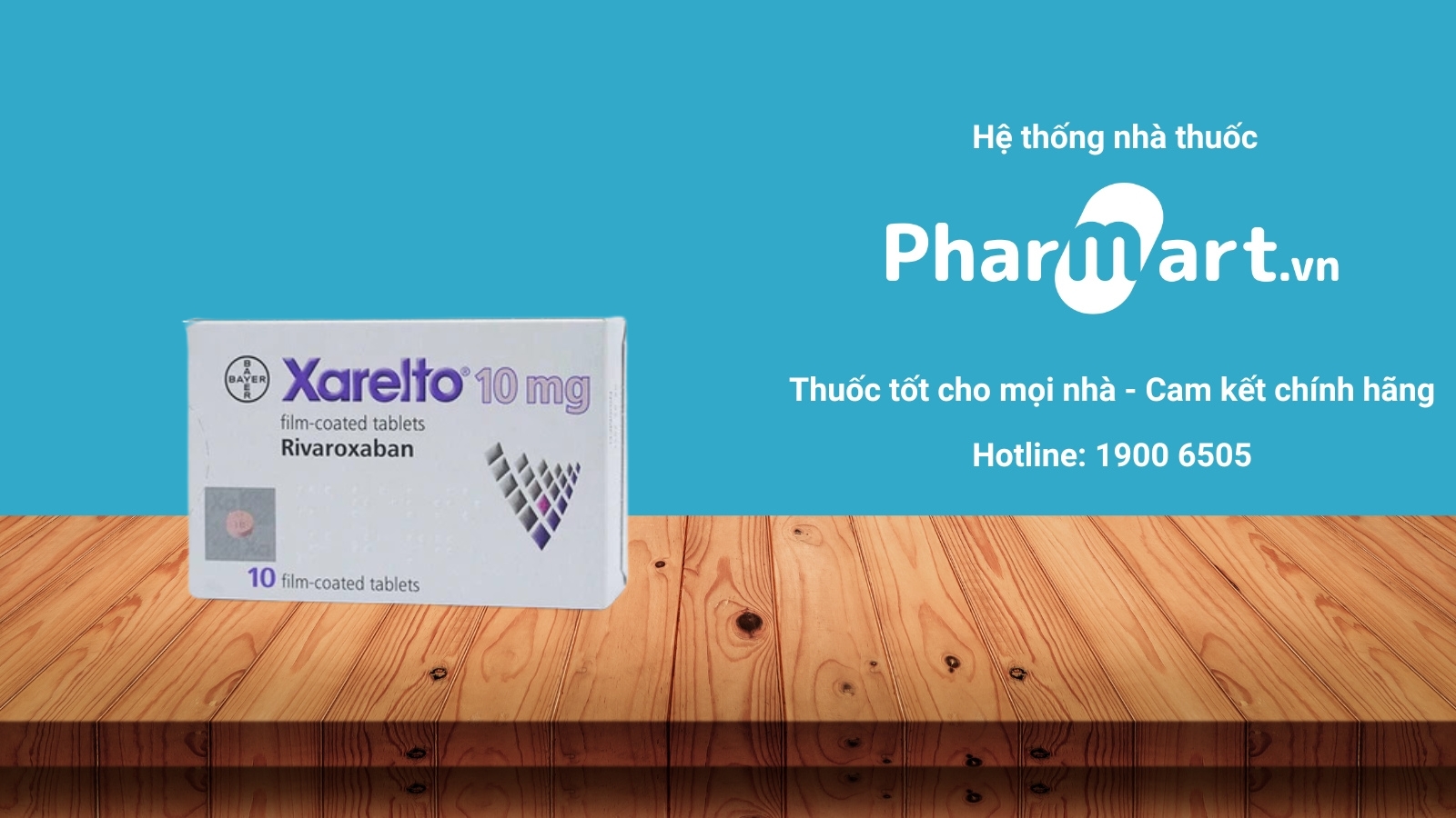 Mua ngay thuốc Xarelto 10mg ch&iacute;nh h&atilde;ng tại Hz888a.com