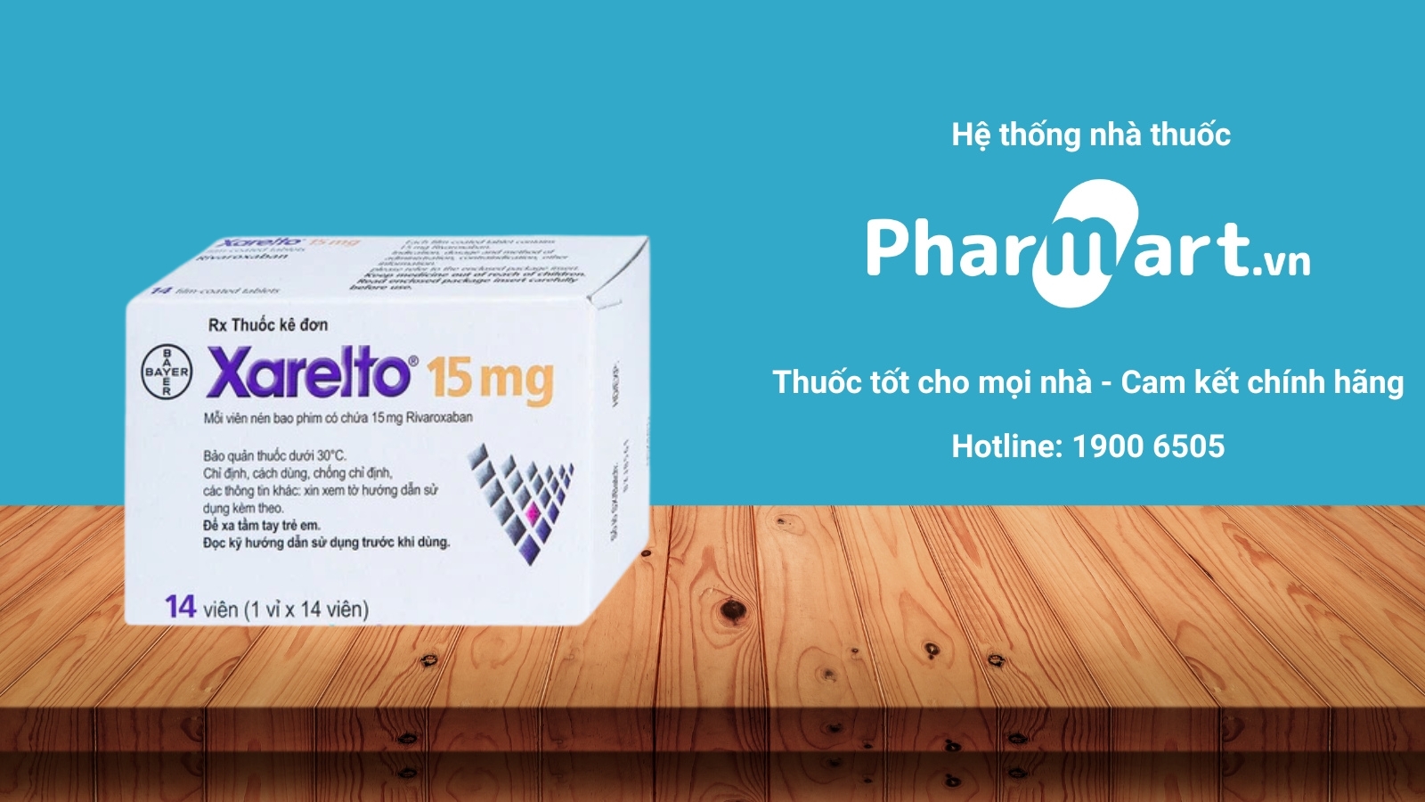 Mua ngay thuốc Xarelto 15mg ch&iacute;nh h&atilde;ng tại Hz888a.com