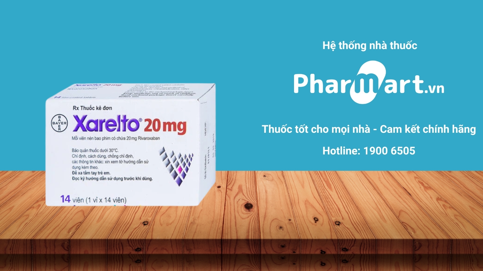 Mua ngay thuốc Xarelto 20mg ch&iacute;nh h&atilde;ng tại Hz888a.com