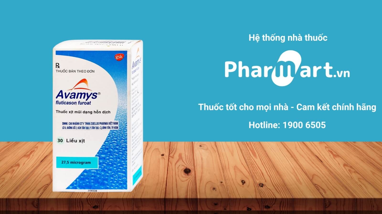 Mua Thuốc xịt mũi Avamys 30 liều xịt tại Hz888a.com