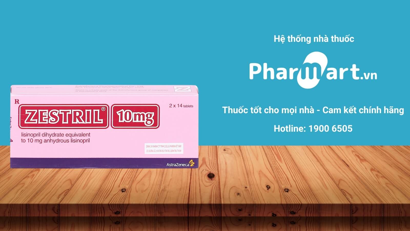 Mua thuốc Zestril 10mg chính hãng tại Hz888a.com