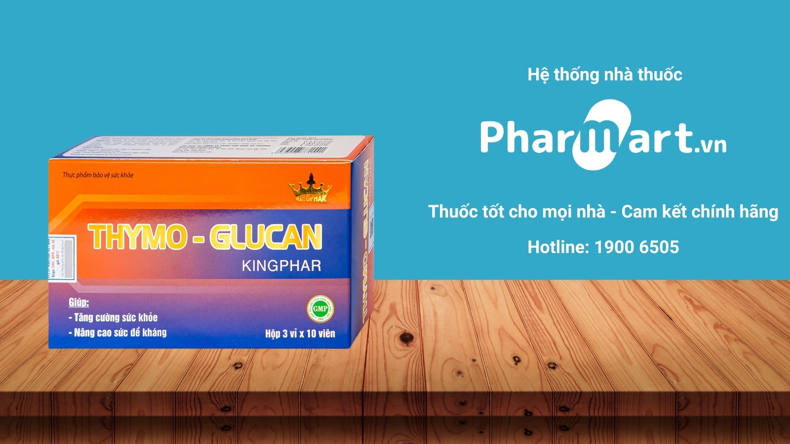 Mua ngay vi&ecirc;n uống Thymo-Glucan Kingphar ch&iacute;nh h&atilde;ng tại Hz888a.com
