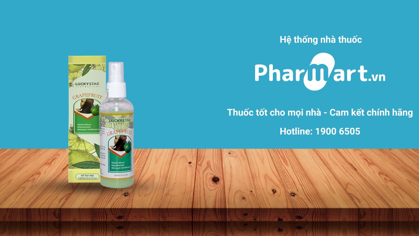 Tinh dầu bưởi Luckystar - Dưỡng t&oacute;c, phục hồi v&agrave; ngăn rụng t&oacute;c 